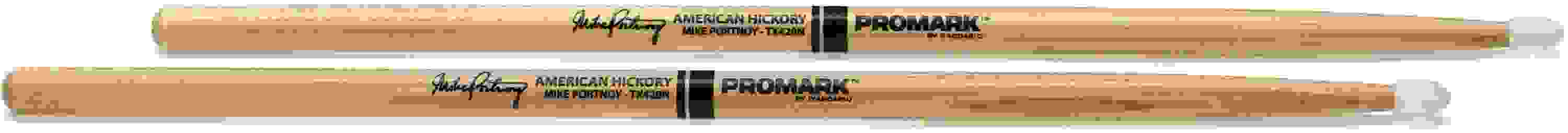 Promark Hickory 420 Mike Portnoy Signature Drumsticks - Nylon Tip
