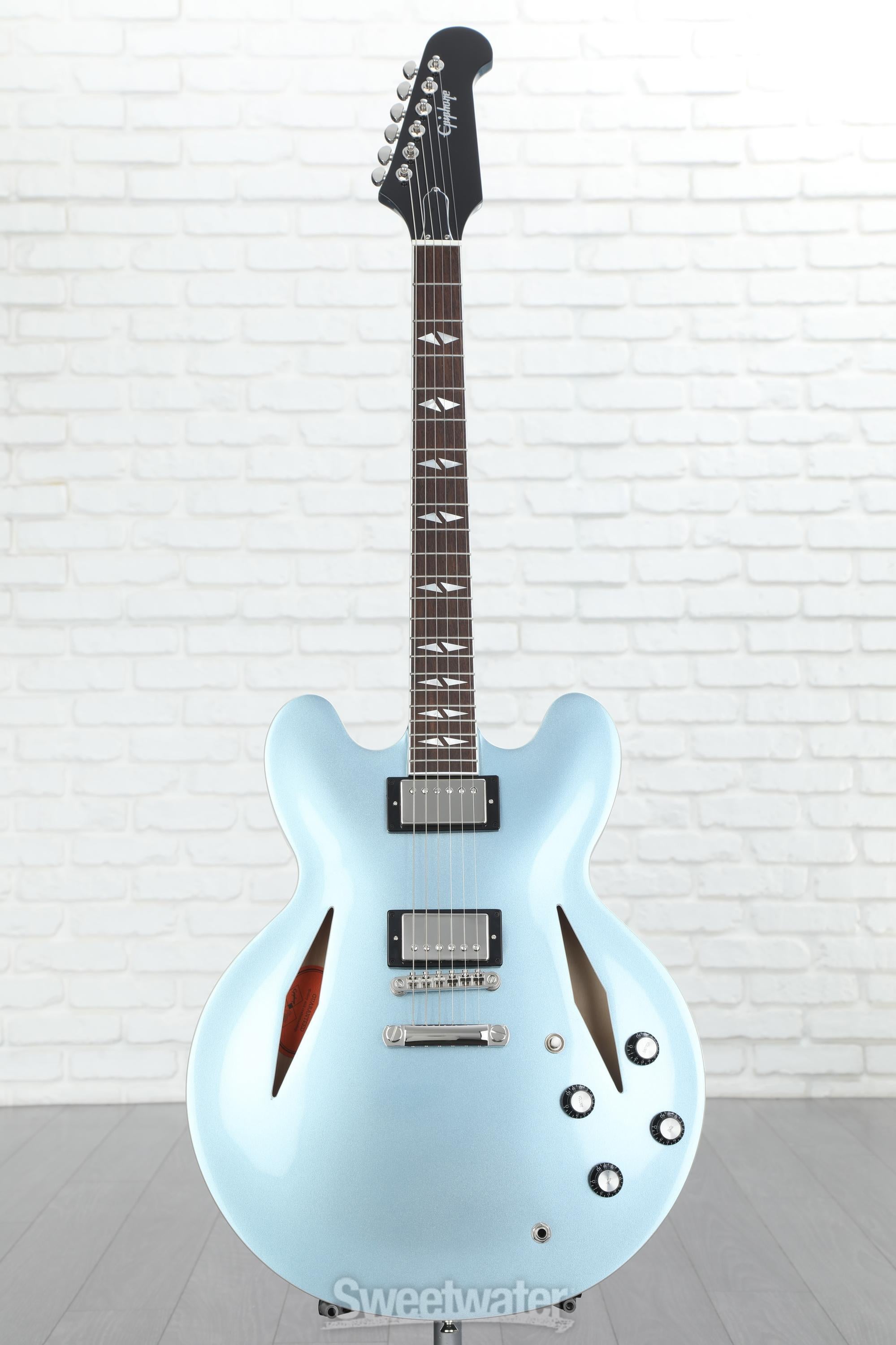 Epiphone Dave Grohl DG-335 Semi-hollowbody Electric Guitar - Pelham Blue