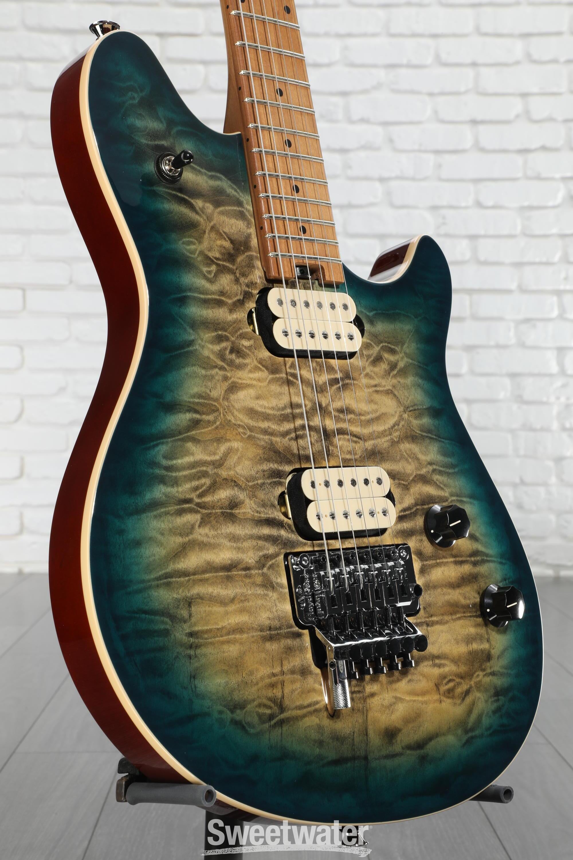 EVH Wolfgang Special QM Electric Guitar - Indigo Burst