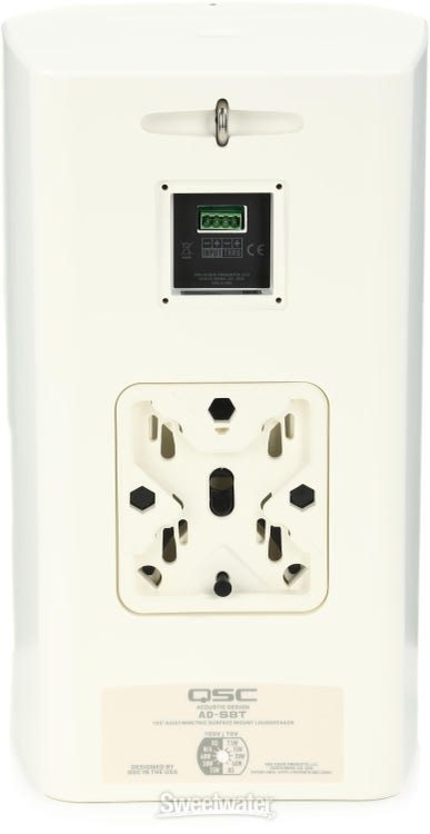 QSC AcousticDesign AD-S8T Surface-mount Speaker - White