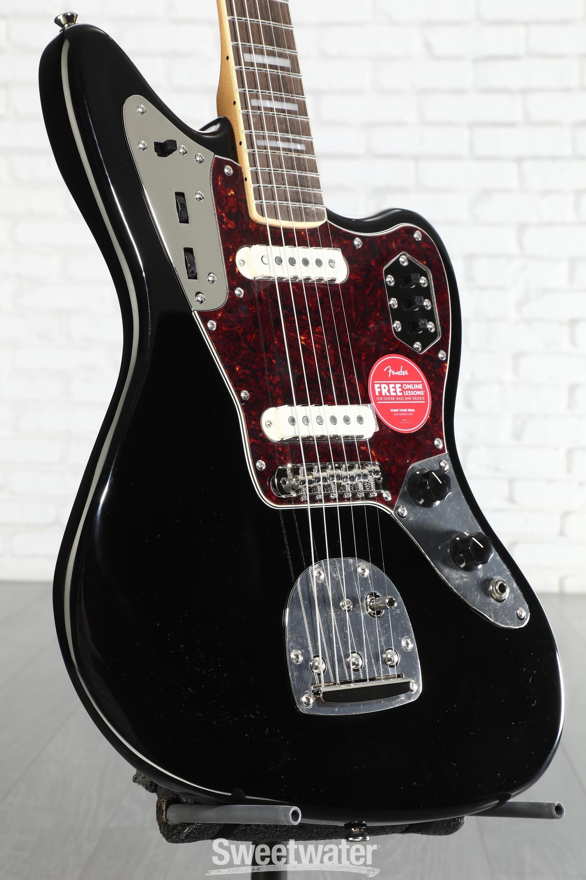 Squier Classic Vibe '70s Jaguar - Black | Sweetwater
