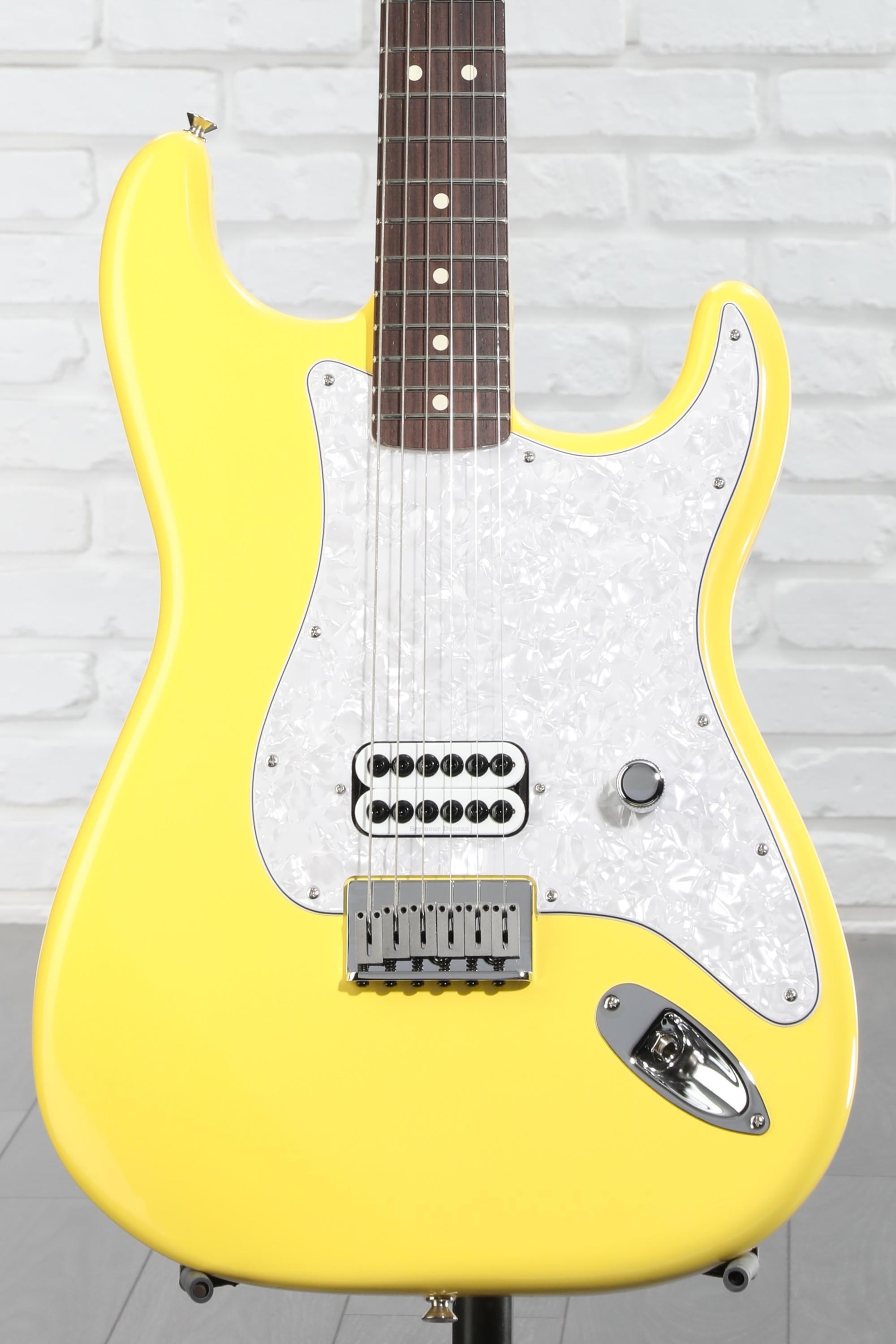 Fender Tom DeLonge Stratocaster Electric Guitar - Graffiti Yellow