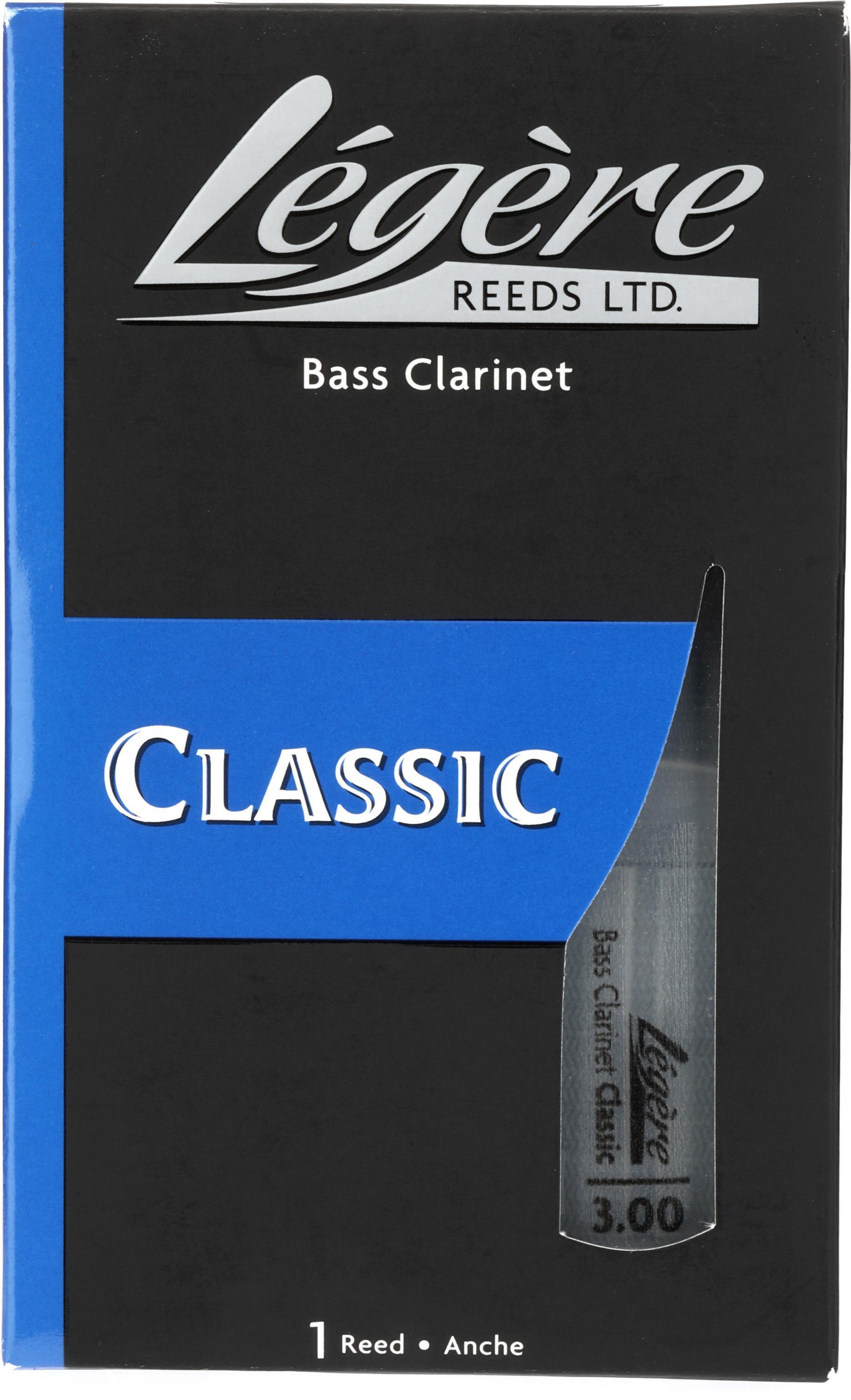 Photo of Legere LEBCL3 Classic Bass Clarinet Reed - 3.0