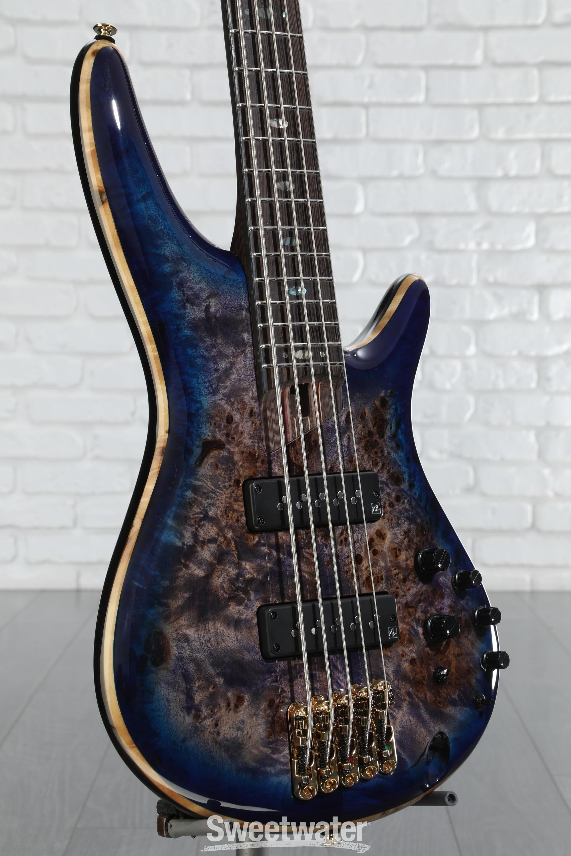 Ibanez Premium SR2605 Bass Guitar - Cerulean Blue Burst