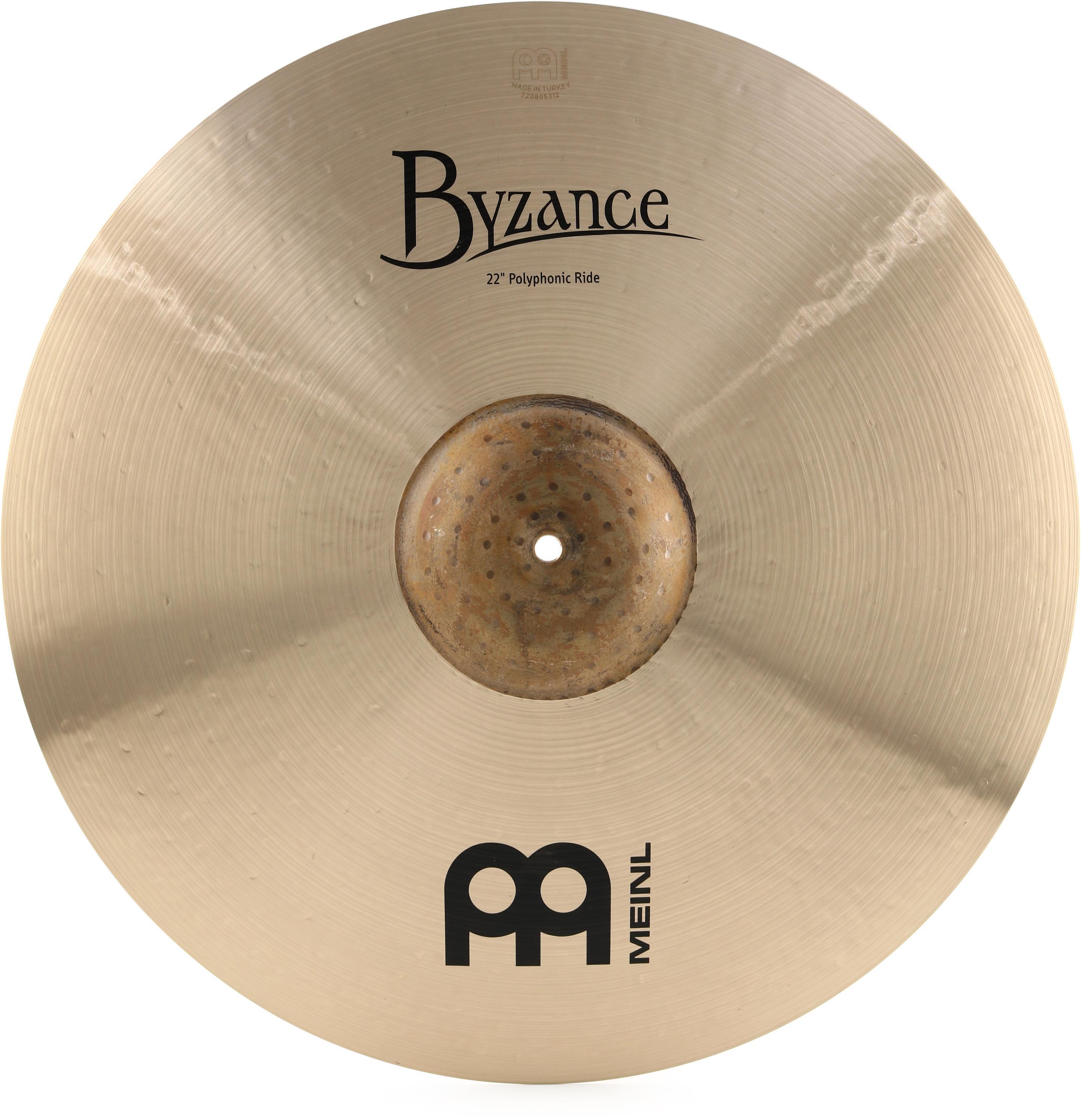 Meinl Cymbals Byzance Traditional Polyphonic Ride Cymbal - 22-inch
