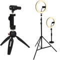 Photo of Shure MV88+ Digital Stereo Condenser Microphone and Ring Light Set