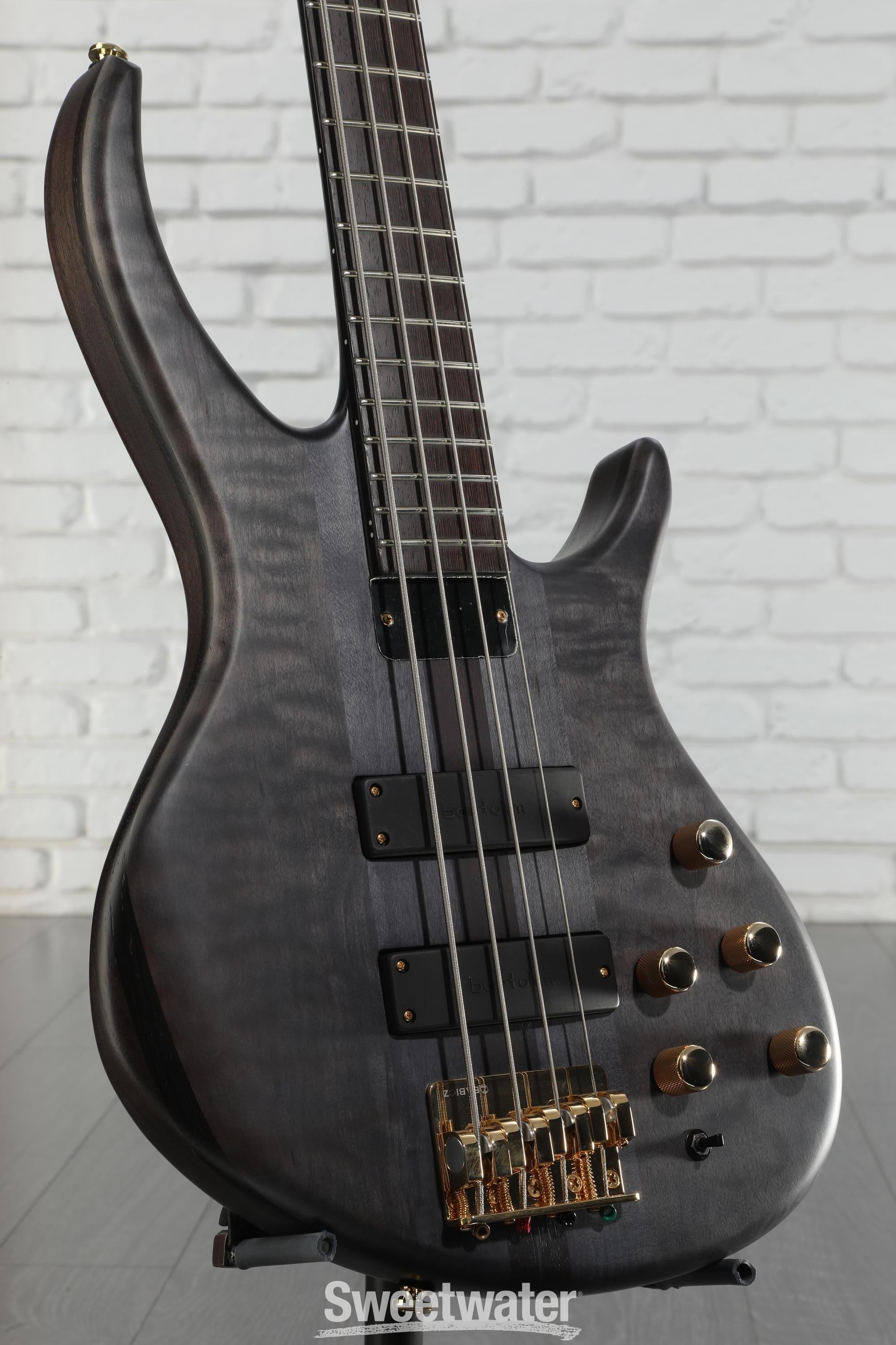 Tobias Classic IV Bass Guitar - Trans Black Satin | Sweetwater