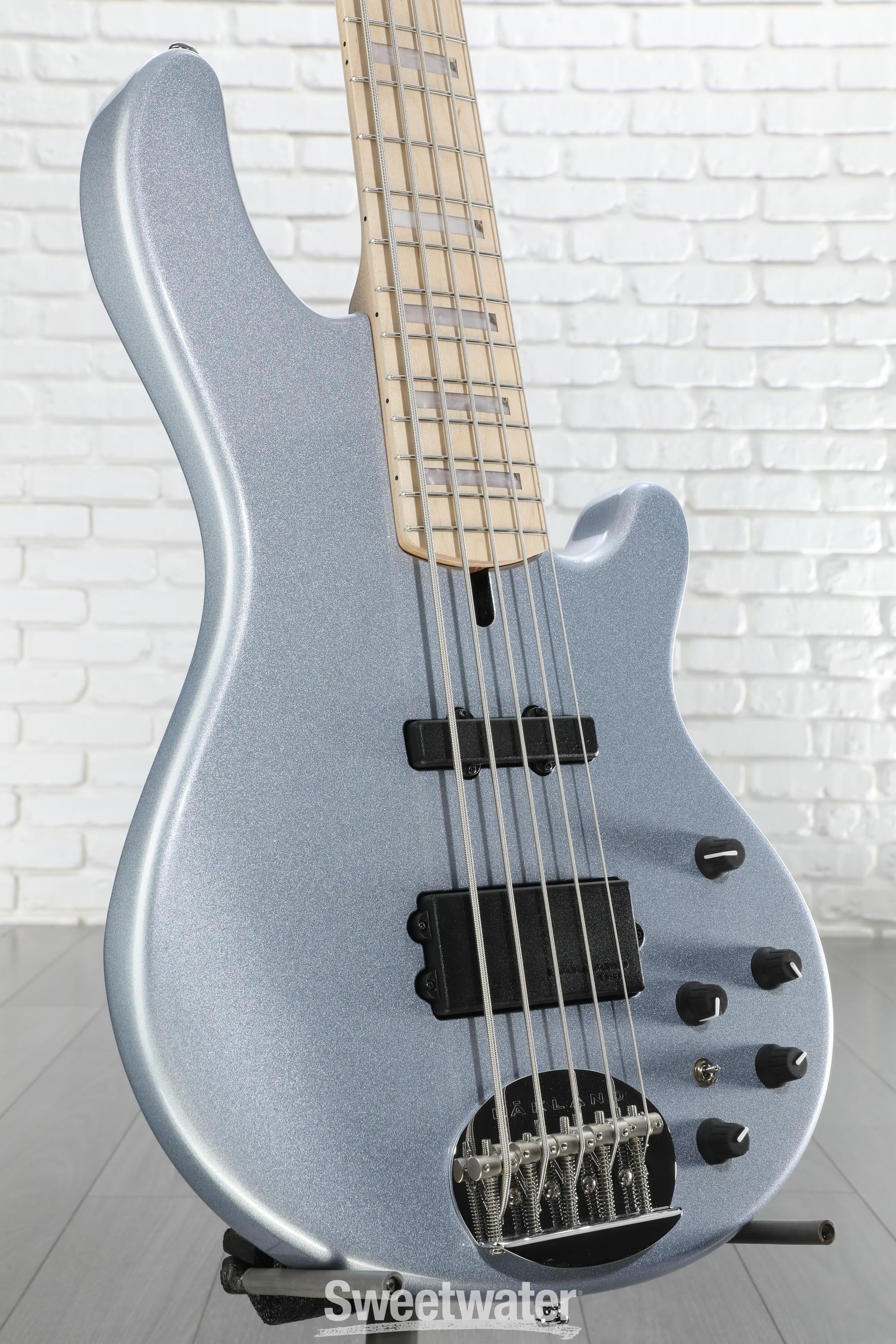 Lakland Skyline 55-02 Custom Bass Guitar - Ice Blue Metallic with