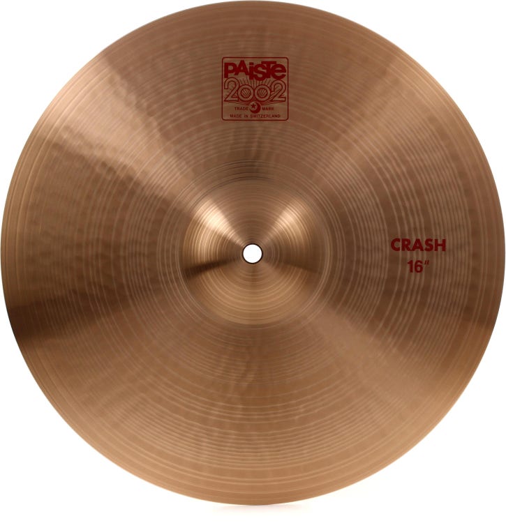 Paiste 16 inch 2002 Crash Cymbal | Sweetwater 