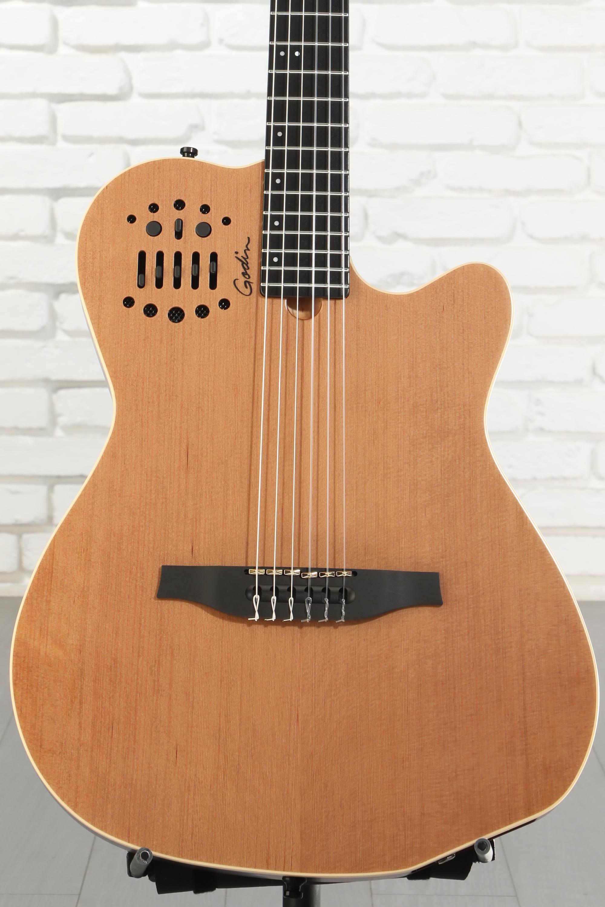 Godin ACS-SA Slim, Nylon String Acoustic-Electric Guitar - Natural