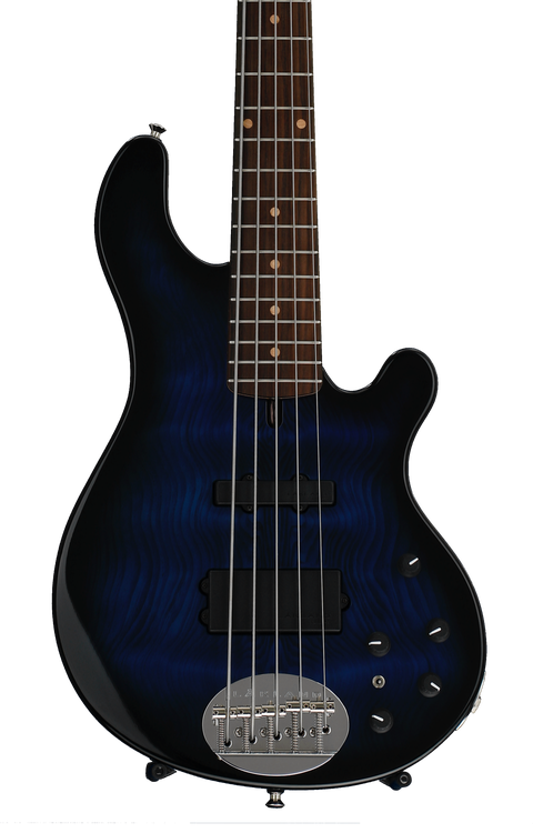 Lakland 55-94 Deluxe, Exotic Top - Blue Burst Douglas Fir