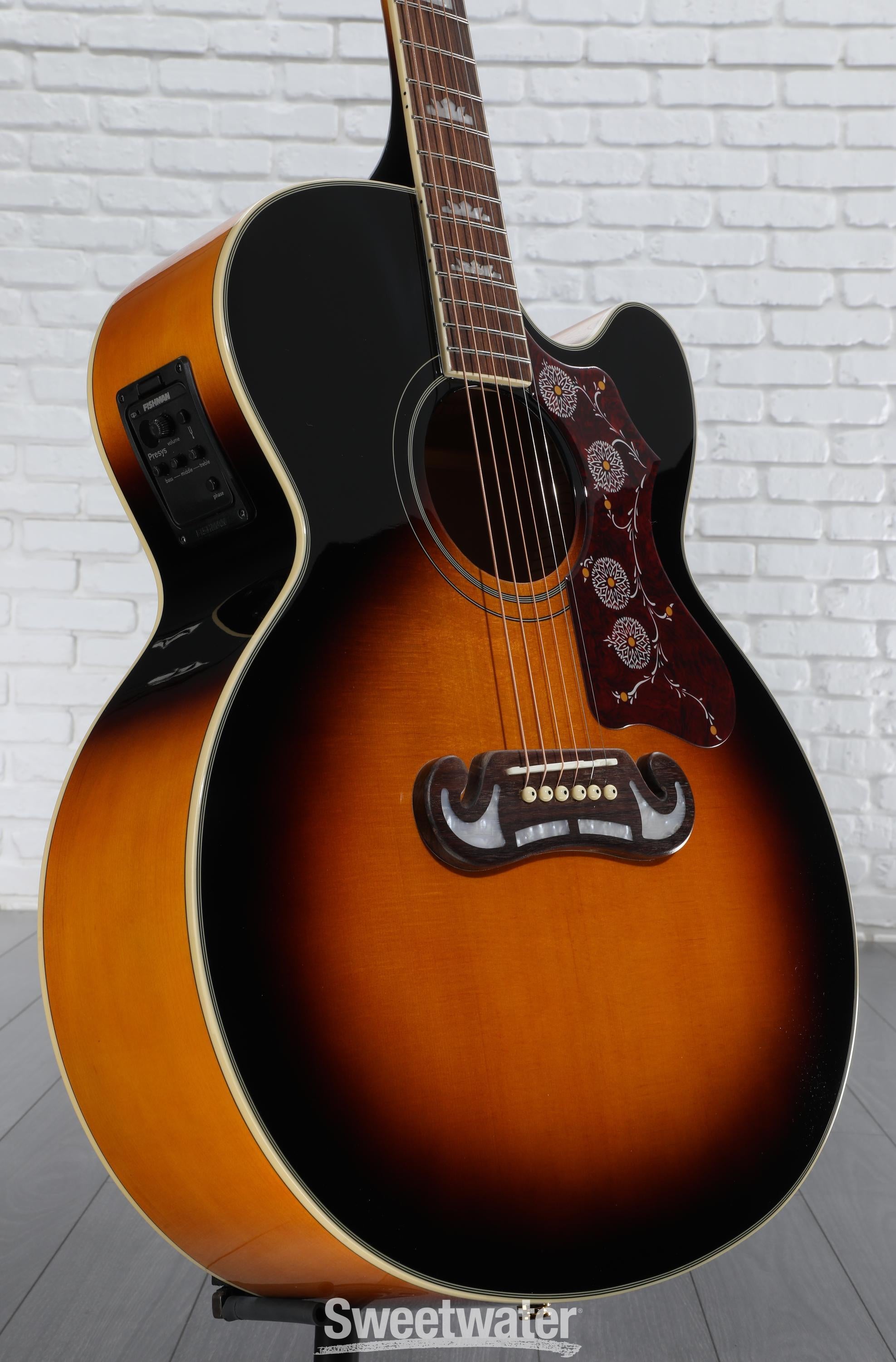 Epiphone J-200EC Studio Acoustic-Electric Guitar - Vintage