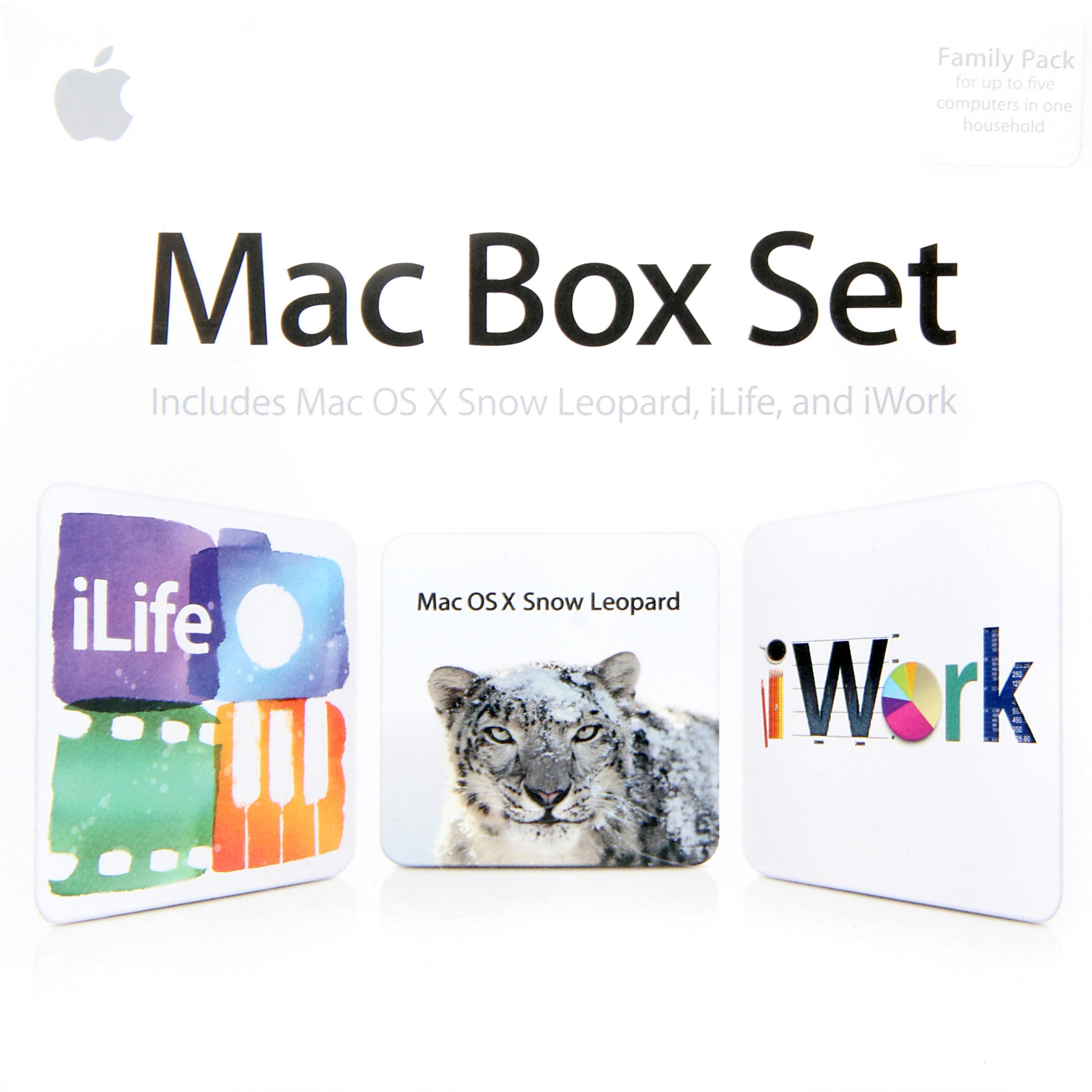 Apple software deals box