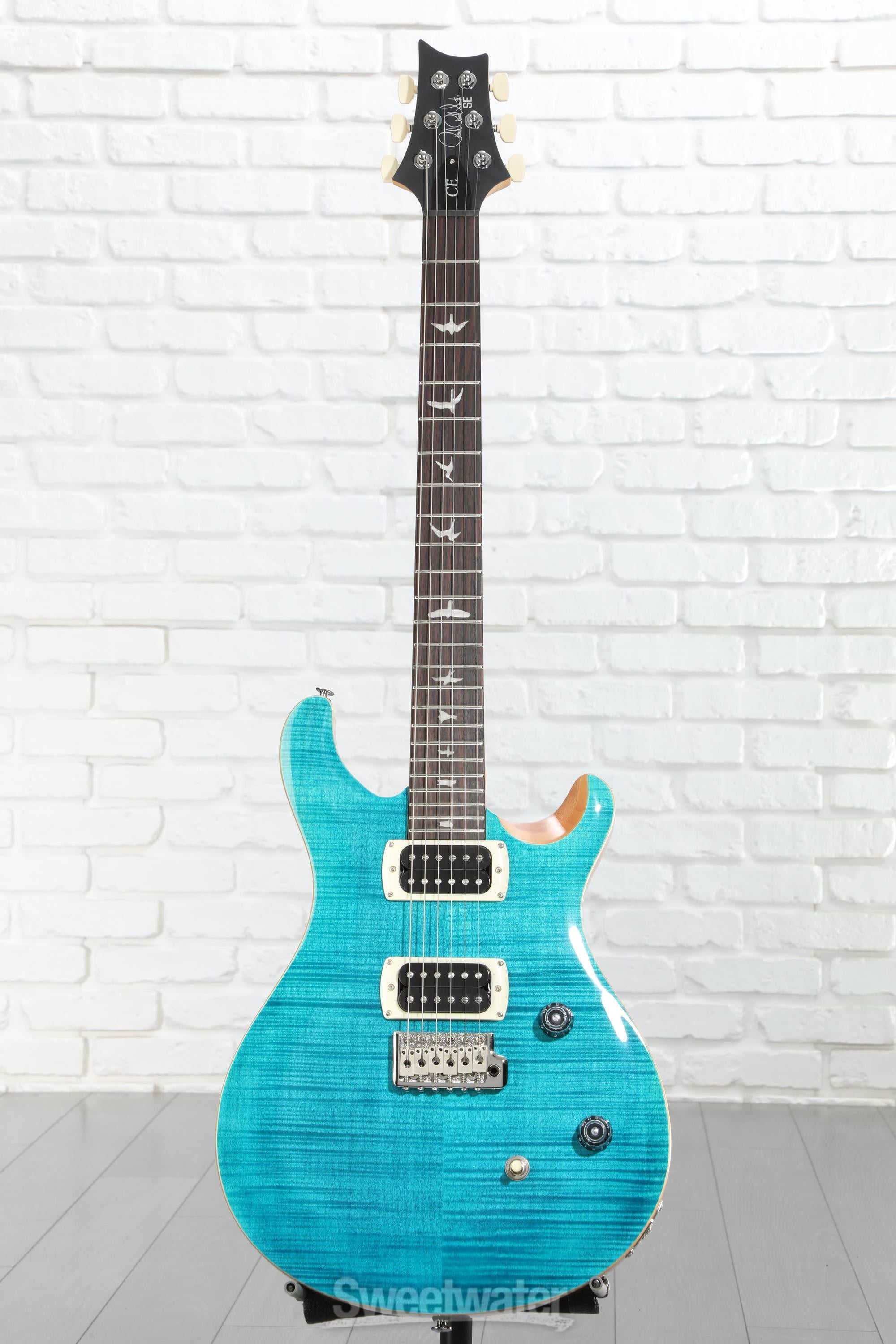 ギター PRS SE Castom24 QM LTD Blue matteo PRS Guitars CE 24 - Blue