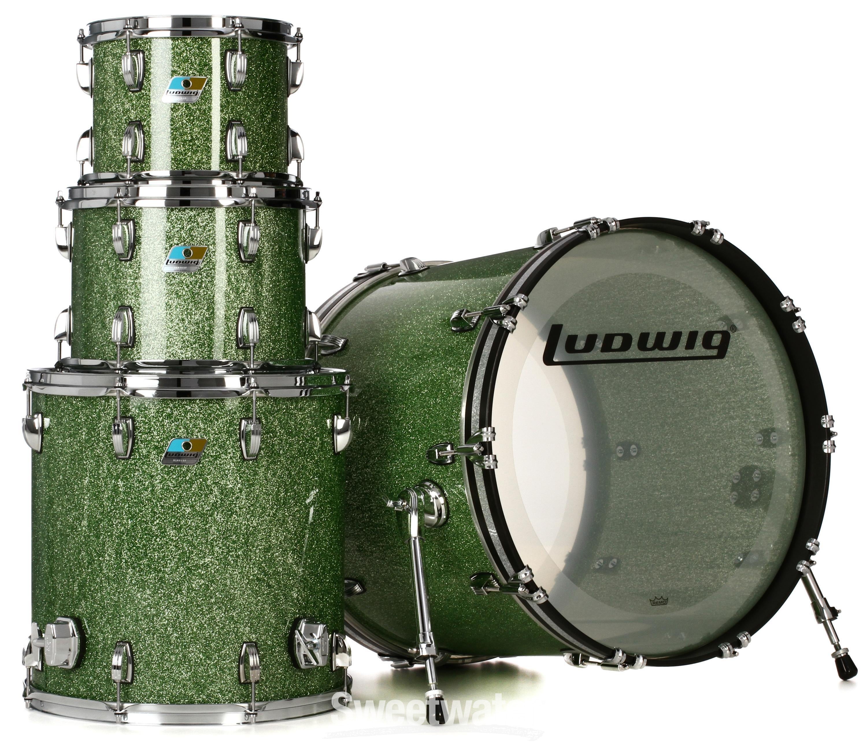 Ludwig Vistalite 4ピースシェルパックLudwig Vistalite 4ピースシェルパック  