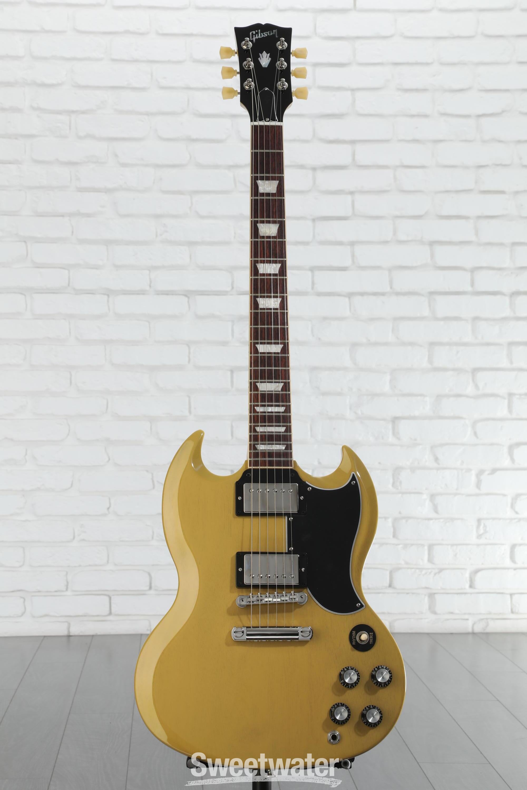 Gibson ギブソン SG Standard 61 TV Yellow Gibson SG Standard Electric Guitar TV Yellow | Guitar Center