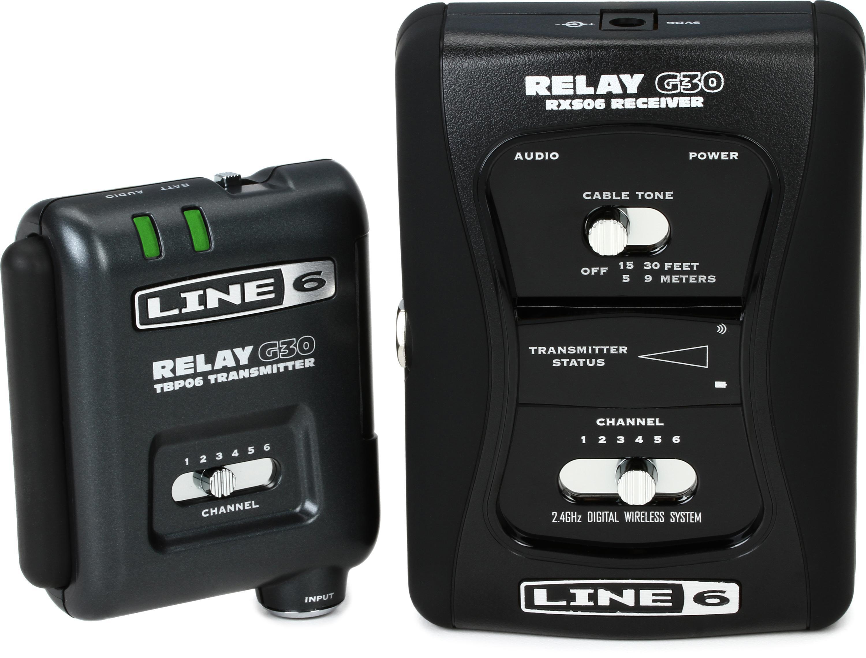 Line Relay G30 Digital Wireless Guitar System Reviews Sweetwater