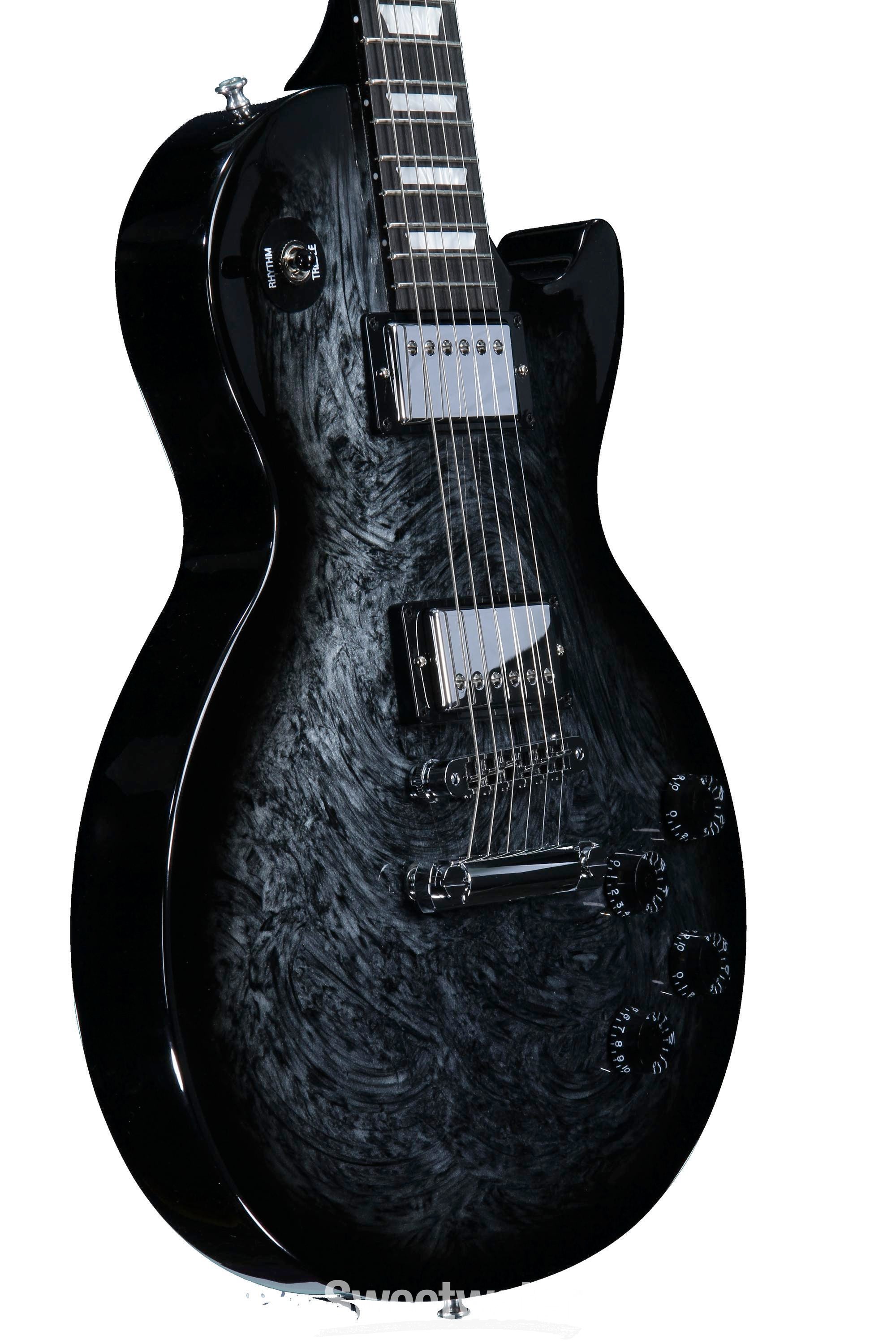 Gibson Les Paul Studio Swirl - Black Silver Swirl | Sweetwater