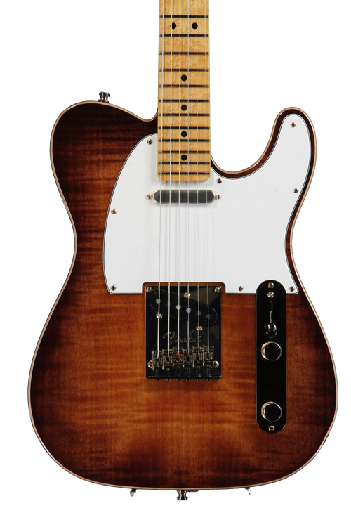 ギター Fender select telecaster Fender Select Telecaster - Violin Burst-Gold Hardware | Sweetwater