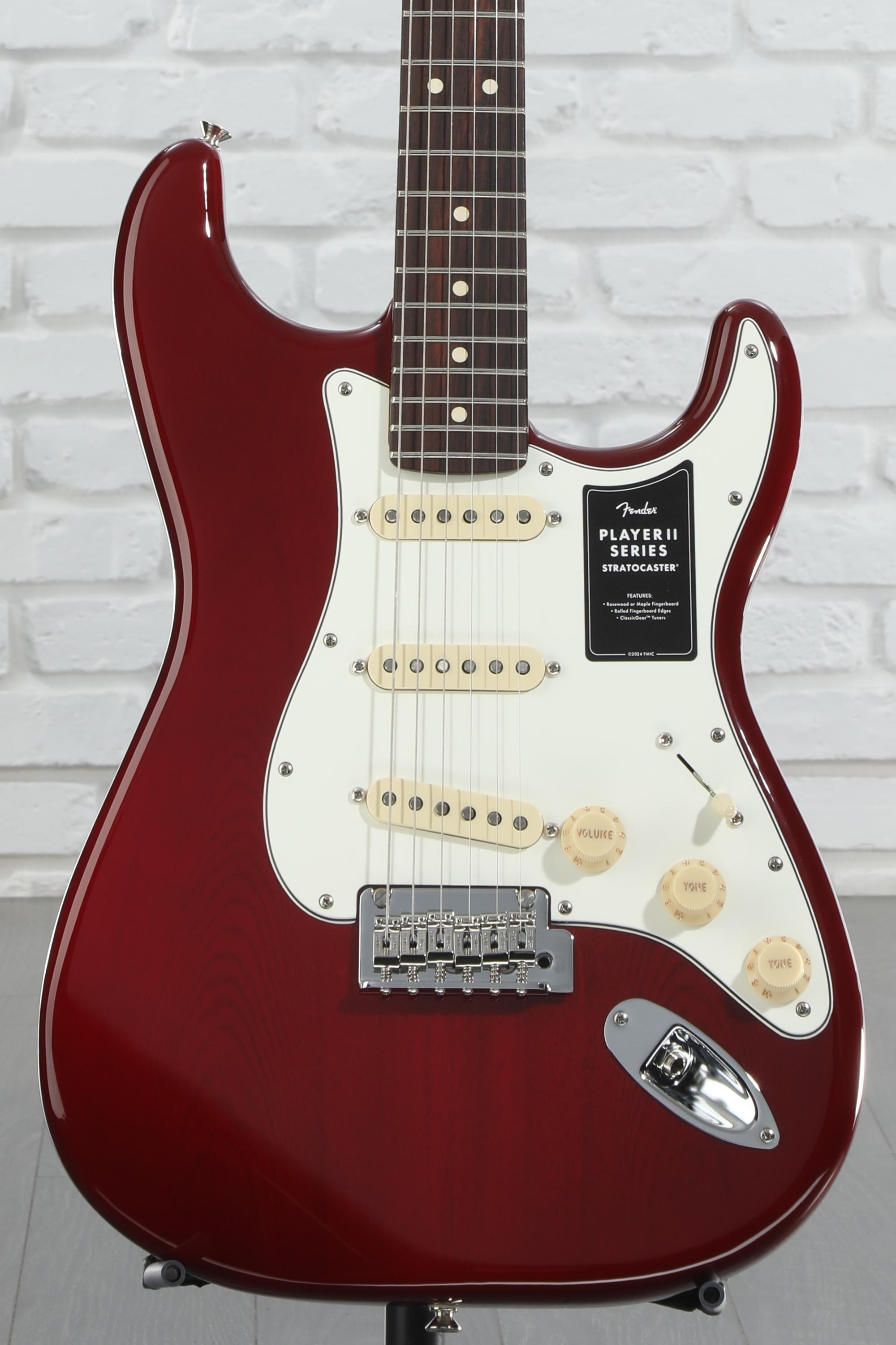 最大90％オフ - 特価 セール Electric Stratocaster II Player Fender Guitar Transparent - ギター
