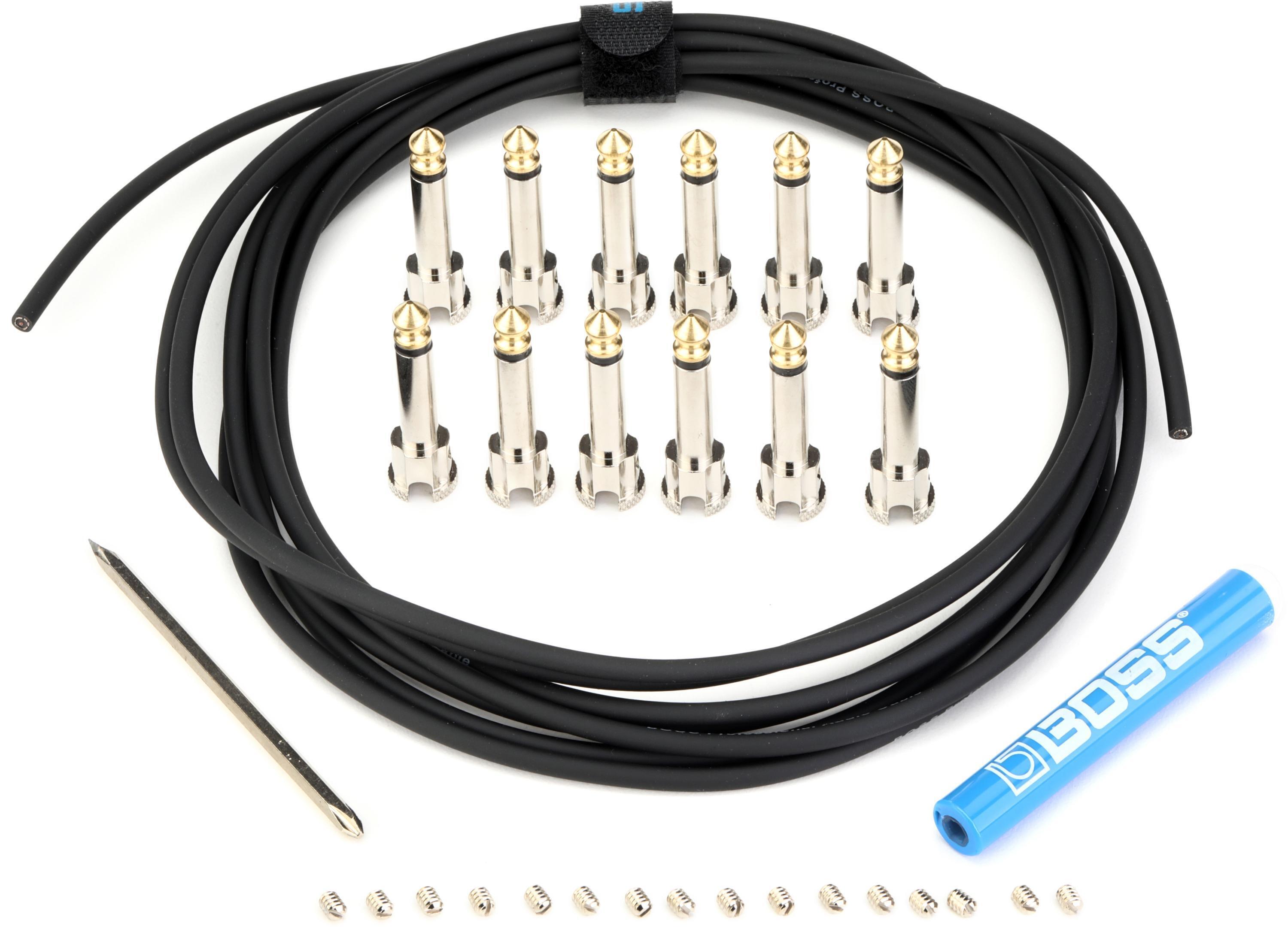 Boss BCK-12 Pedalboard Cable Kit - 12 foot - 12 Connectors