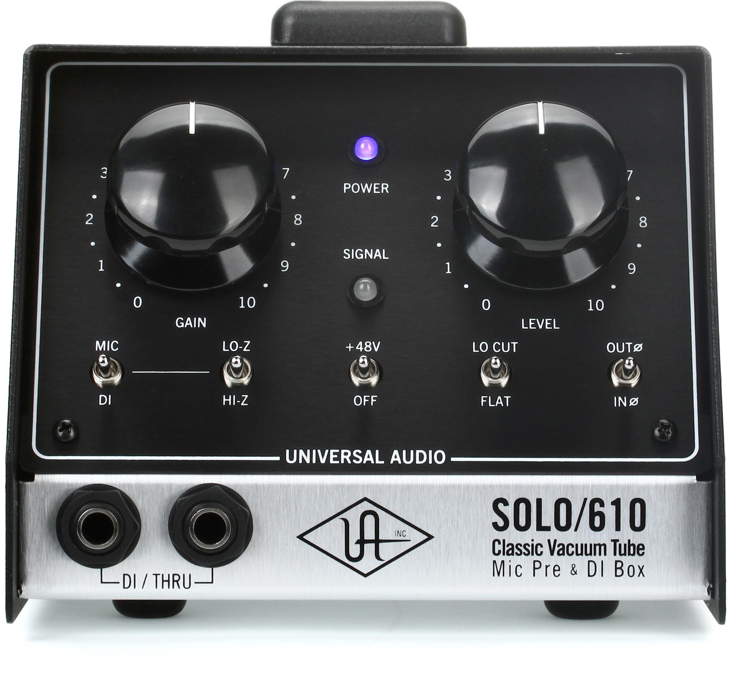 Universal Audio SOLO/610 Tube Desktop Microphone Preamp | Sweetwater