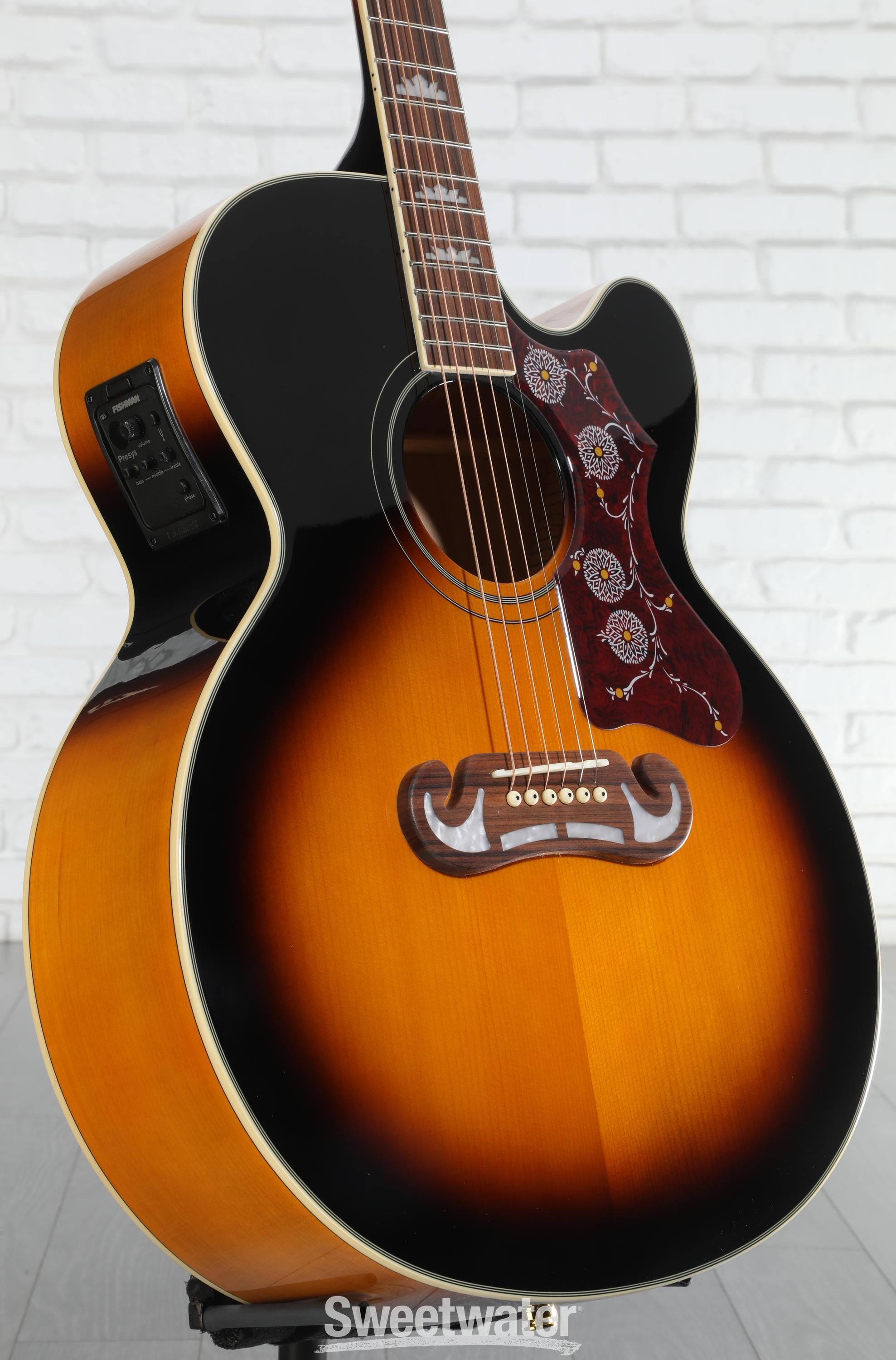 Epiphone J-200EC Studio Acoustic-Electric Guitar - Vintage