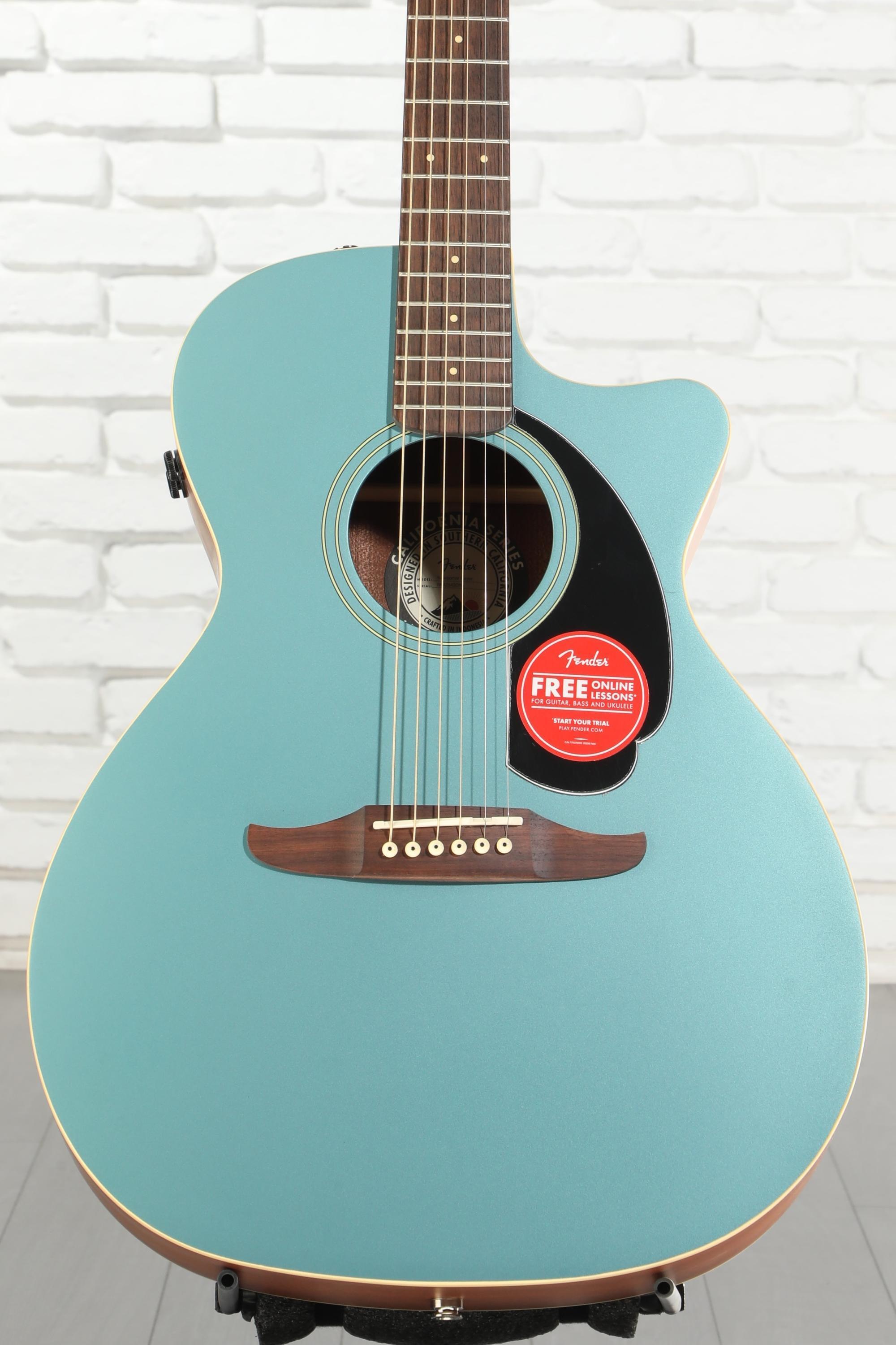 Fender Newporter Player Acoustic-electric Guitar - Tidepool