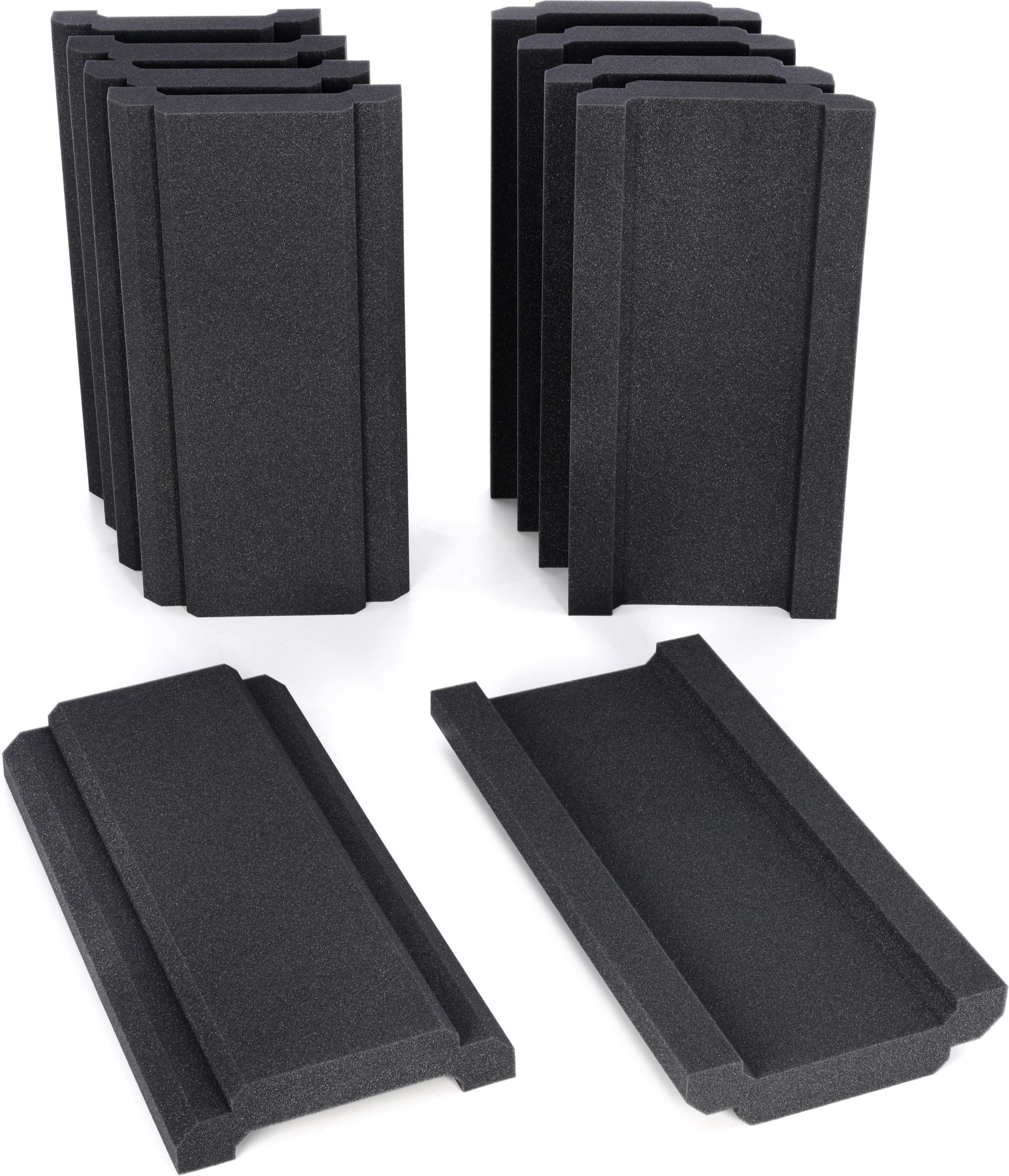 Photo of Auralex WaveCave Royale 1x2 foot Acoustic Panel 10-pack - Charcoal