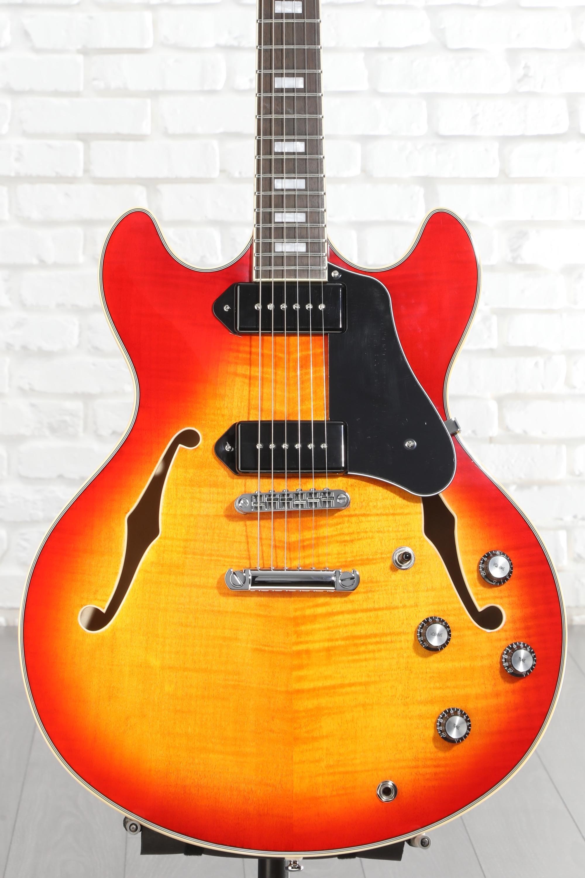 Sire Larry Carlton H7V Semi-hollowbody Electric Guitar - Cherry