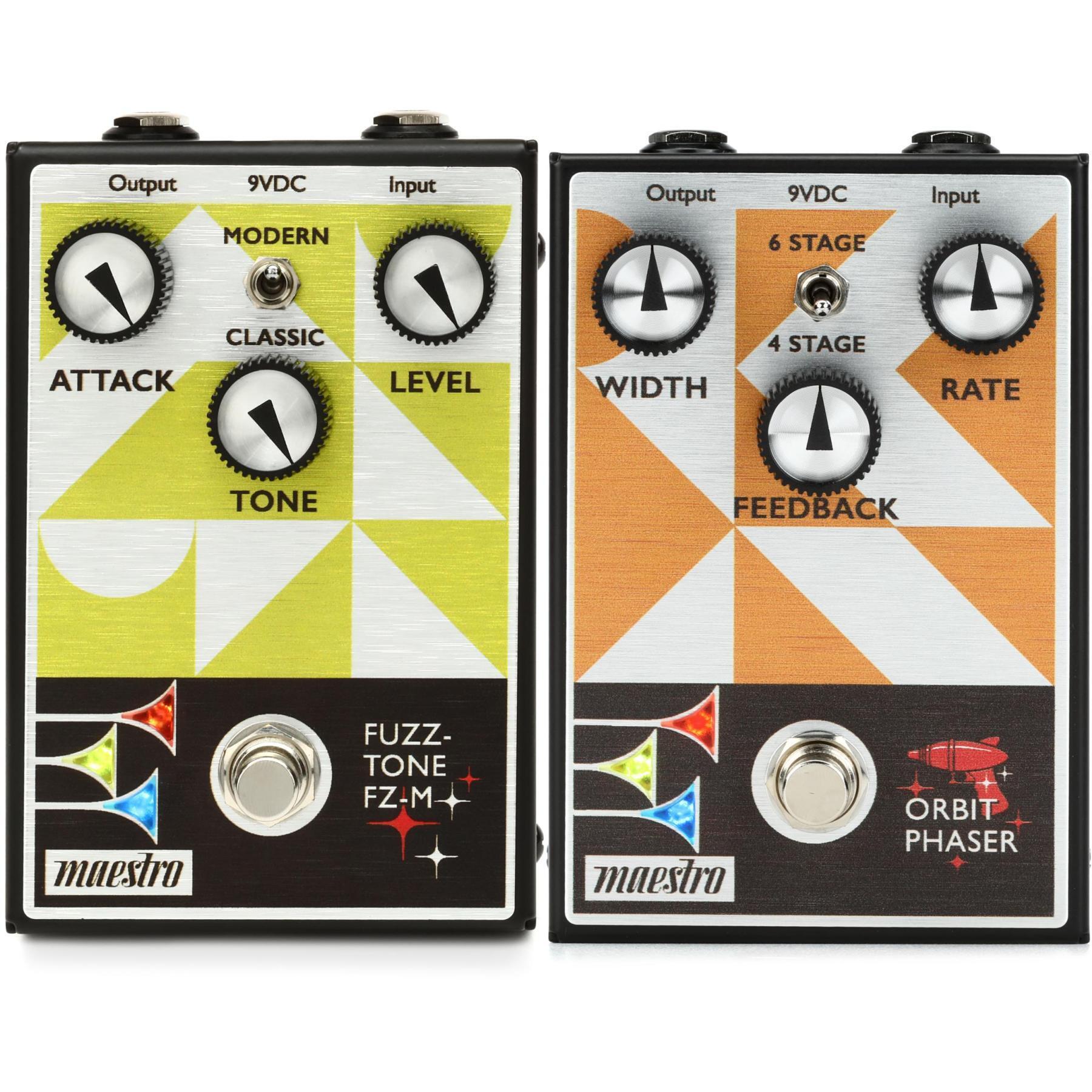 Maestro Fuzz-Tone FZ-M Fuzz Pedal and Orbit Phaser Pedal