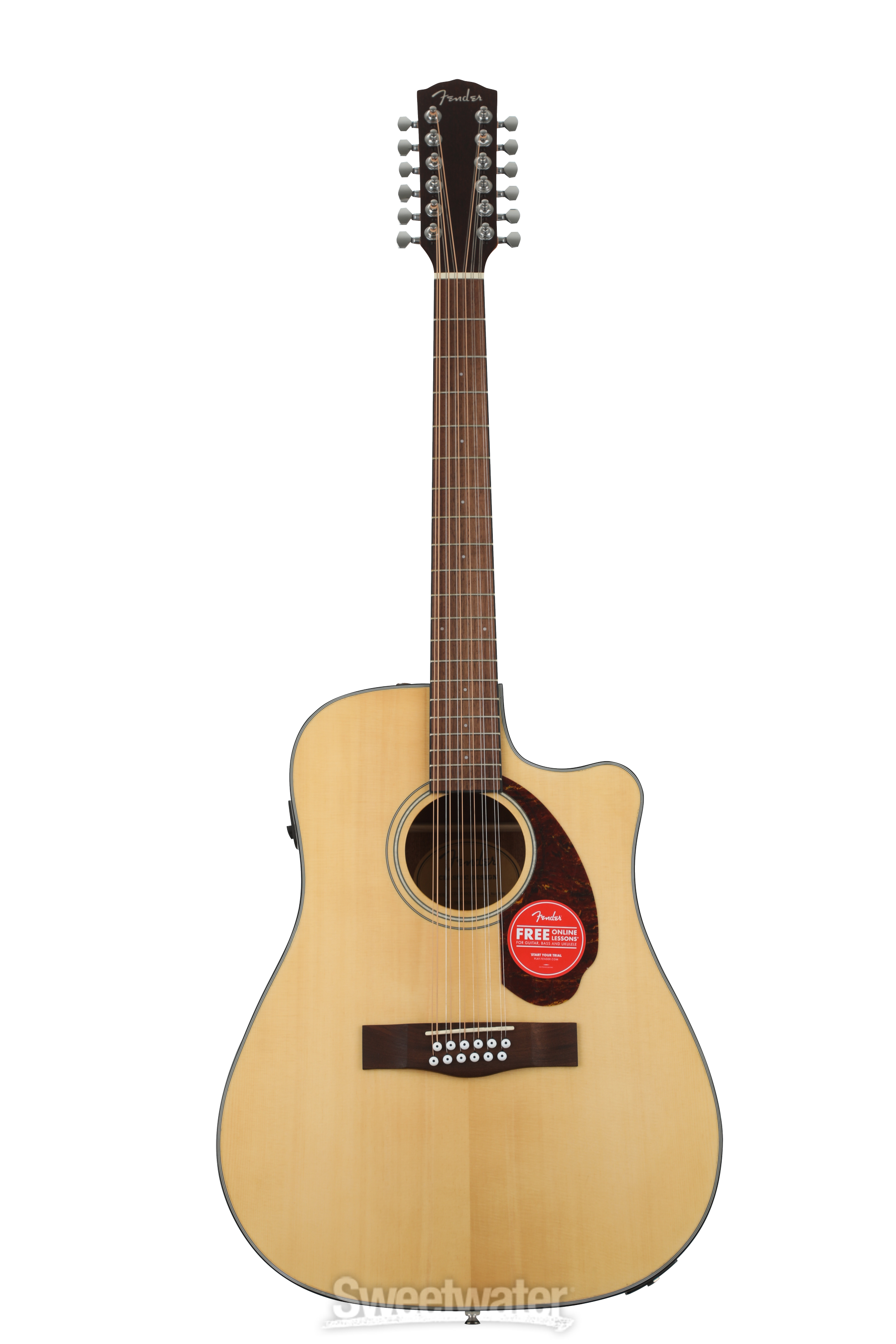 CD-140SCE 12-string Acoustic-electric Guitar - Natural - Sweetwater