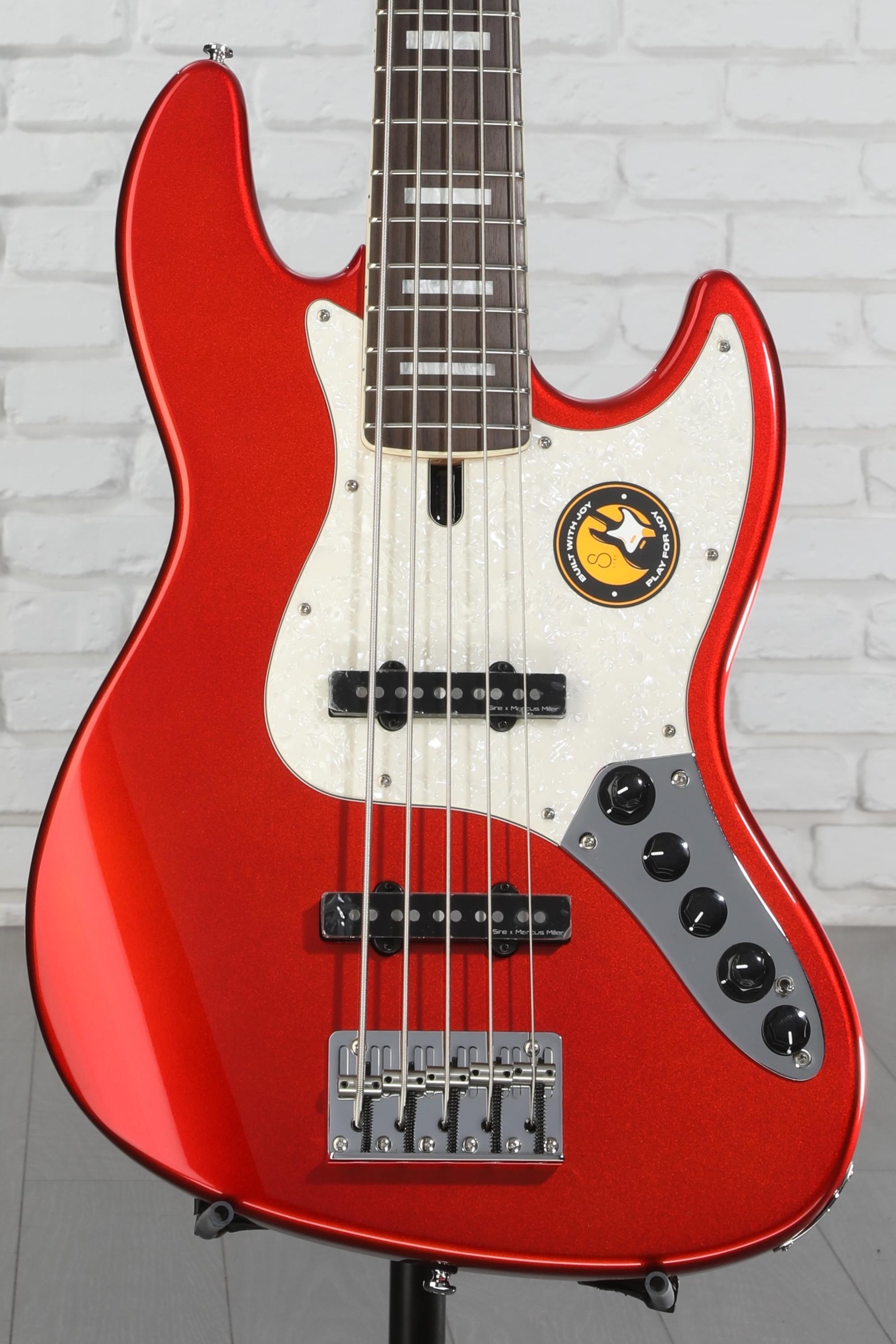 Sire Marcus Miller V7 Alder 5-string Bass Guitar - Bright Metallic