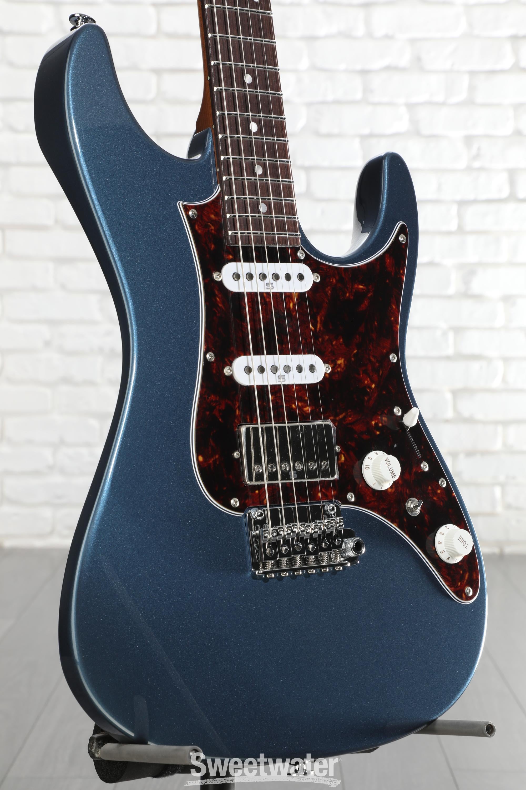 Ibanez Prestige AZ2204N Electric Guitar - Prussian Blue Metallic