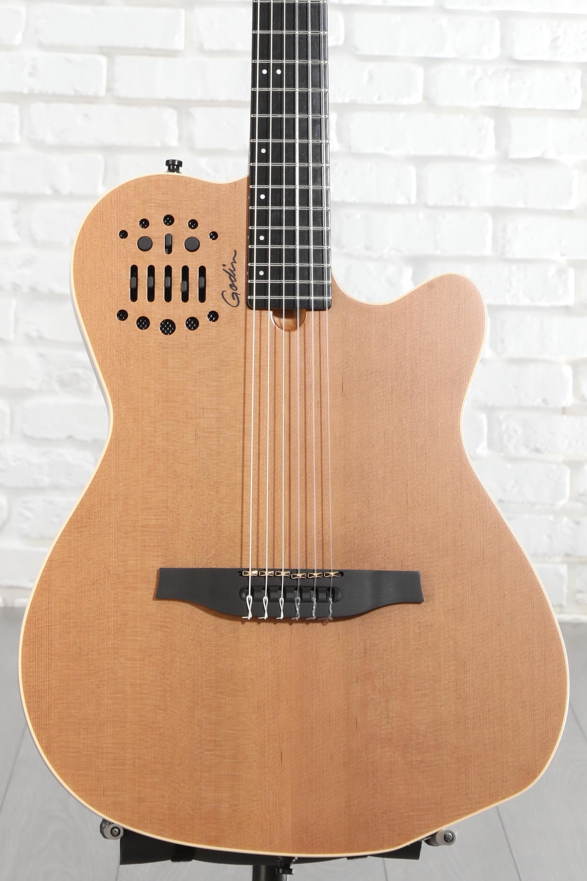 Godin ACS-SA Slim, Nylon String Acoustic-Electric Guitar - Natural