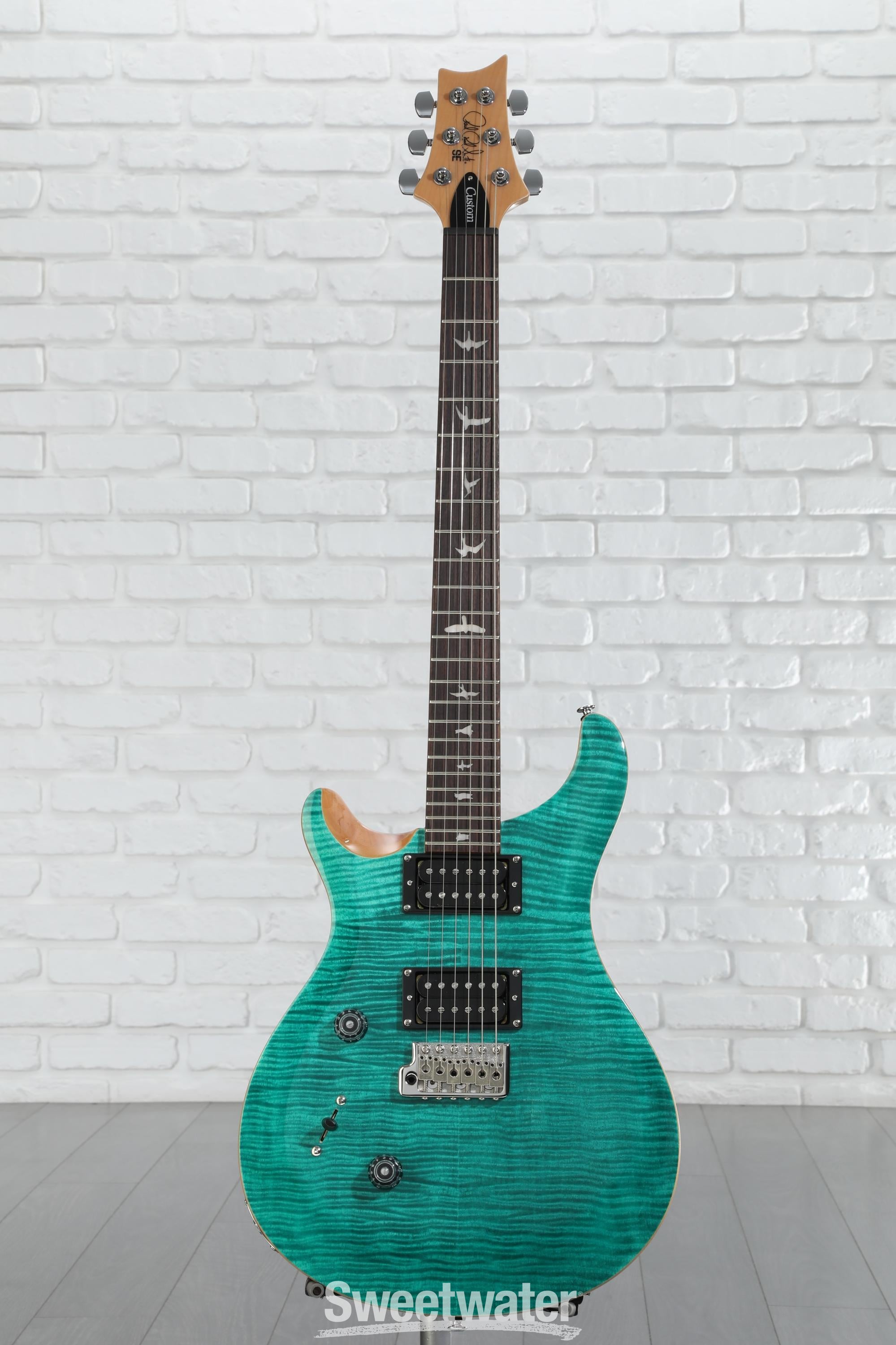 PRS SE Custom 24 Left-handed Electric Guitar - Turquoise