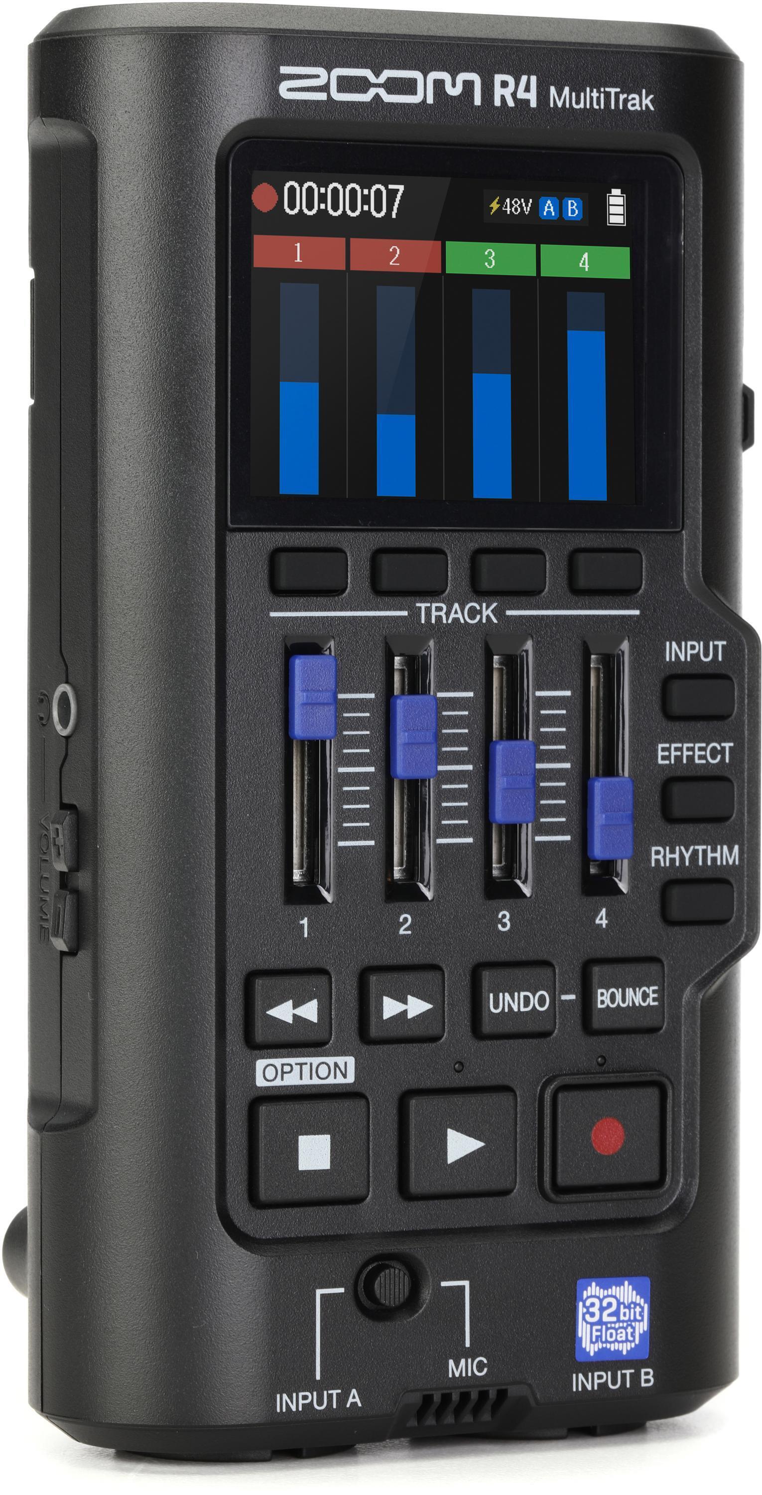  Zoom H6 6-Track Portable Recorder, Stereo Microphones, 4  XLR/TRS Inputs, Records to SD Card, USB Audio Interface, Battery Powered,  for Stereo/Multitrack Audio for Video, Podcasting, and Music : Musical  Instruments