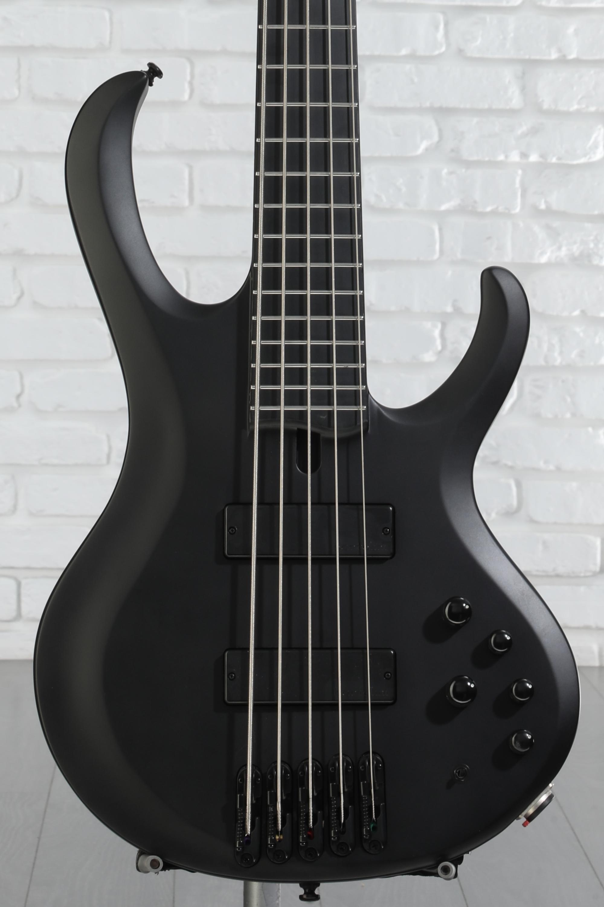 Ibanez Iron Label BTB652EX - Black Flat | Sweetwater