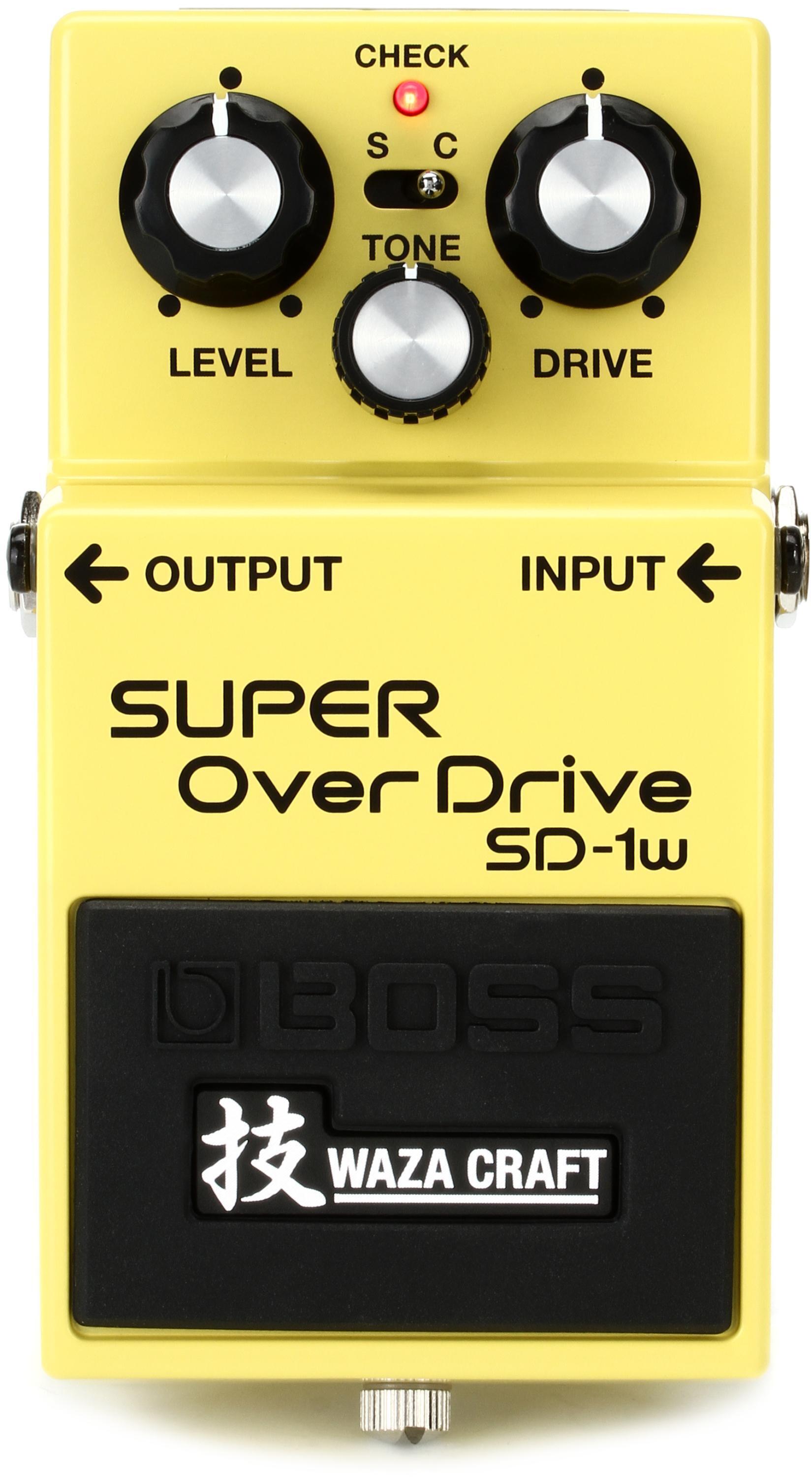 Boss SD-1W Waza Craft Super Overdrive Pedal | Sweetwater