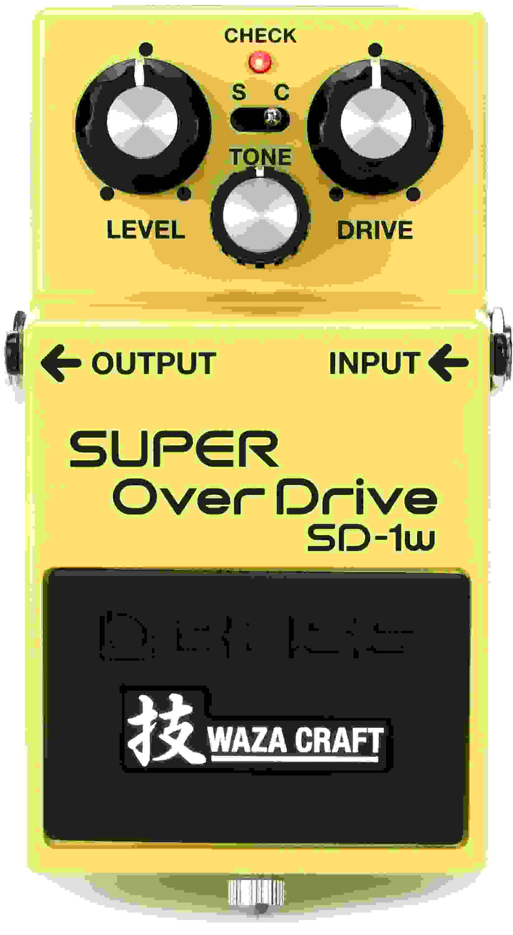 Boss SD-1W Waza Craft Super Overdrive Pedal