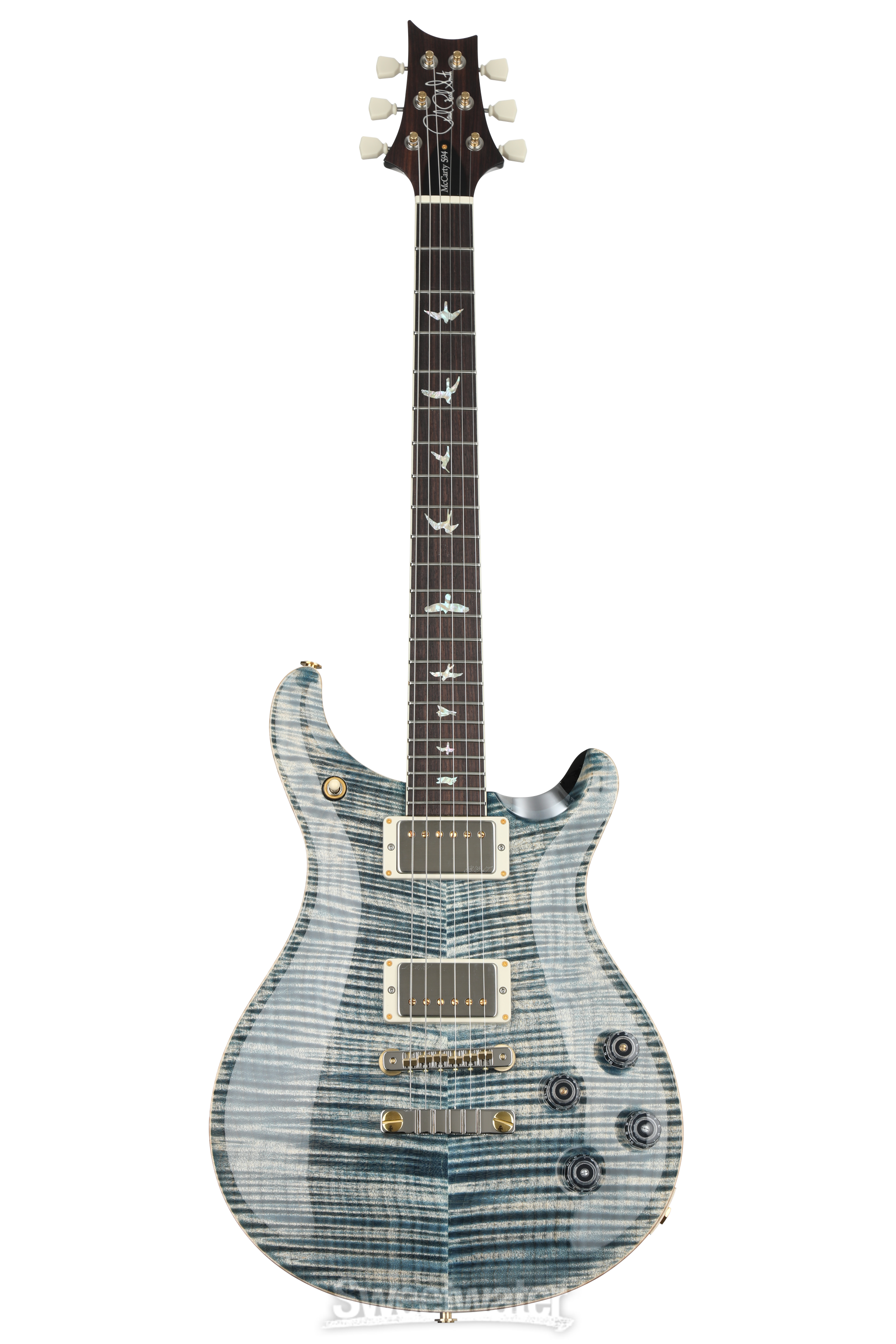 PRS McCarty 594 Electric Guitar - Faded Whale Blue 10-Top 