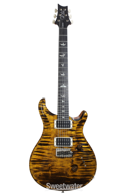PRS Custom 24 Electric Guitar - Yellow Tiger | Sweetwater