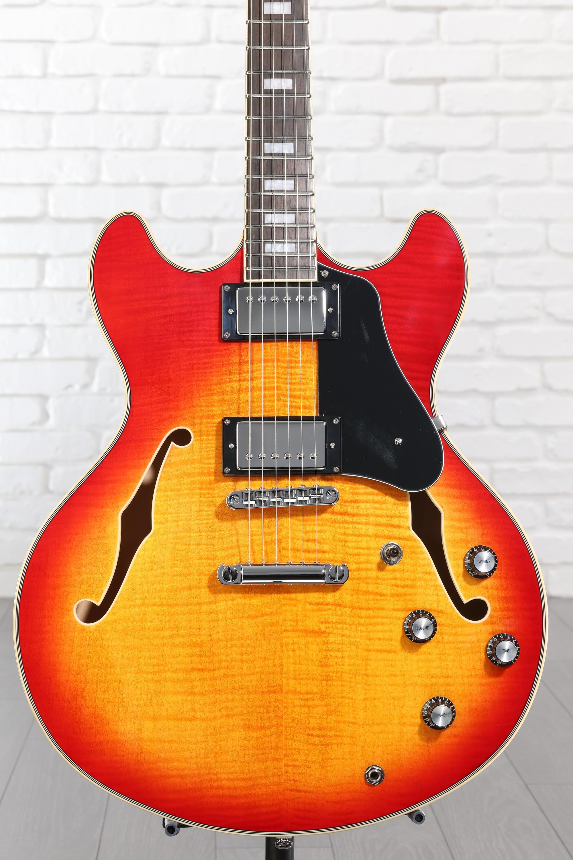 Sire Larry Carlton H7 Semi-hollow Electric Guitar - Cherry