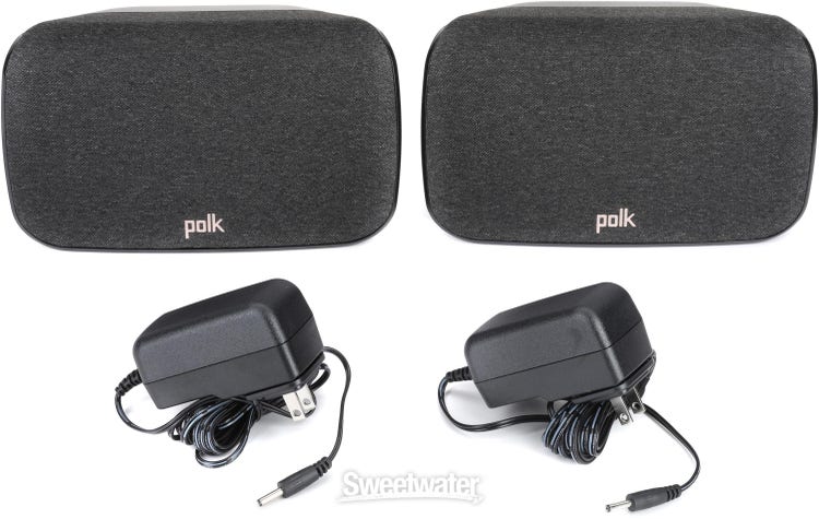 React Polk Audio Soundbar Rear Speakers SR2 Wireless Surround