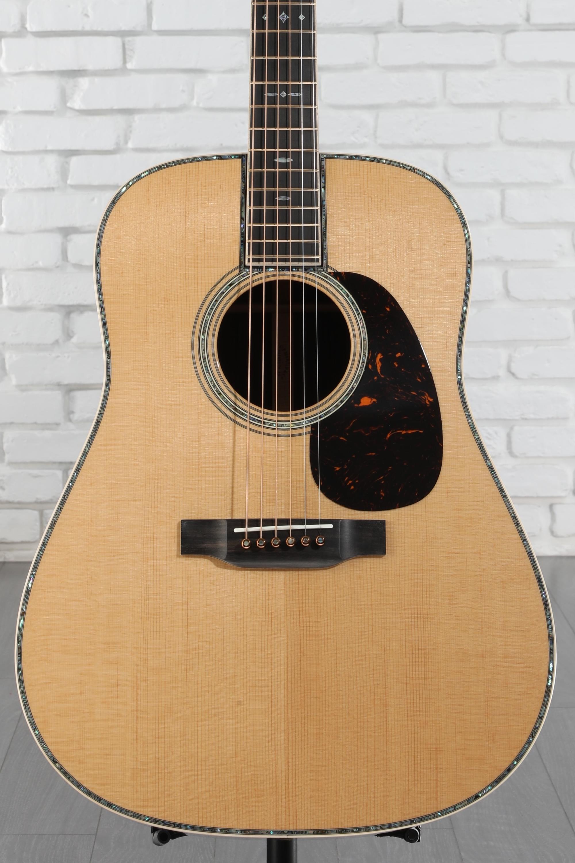 The MARTIN Ｄ-45 ｍore Martin D-45 Modern Deluxe Acoustic Guitar - Natural | Sweetwater