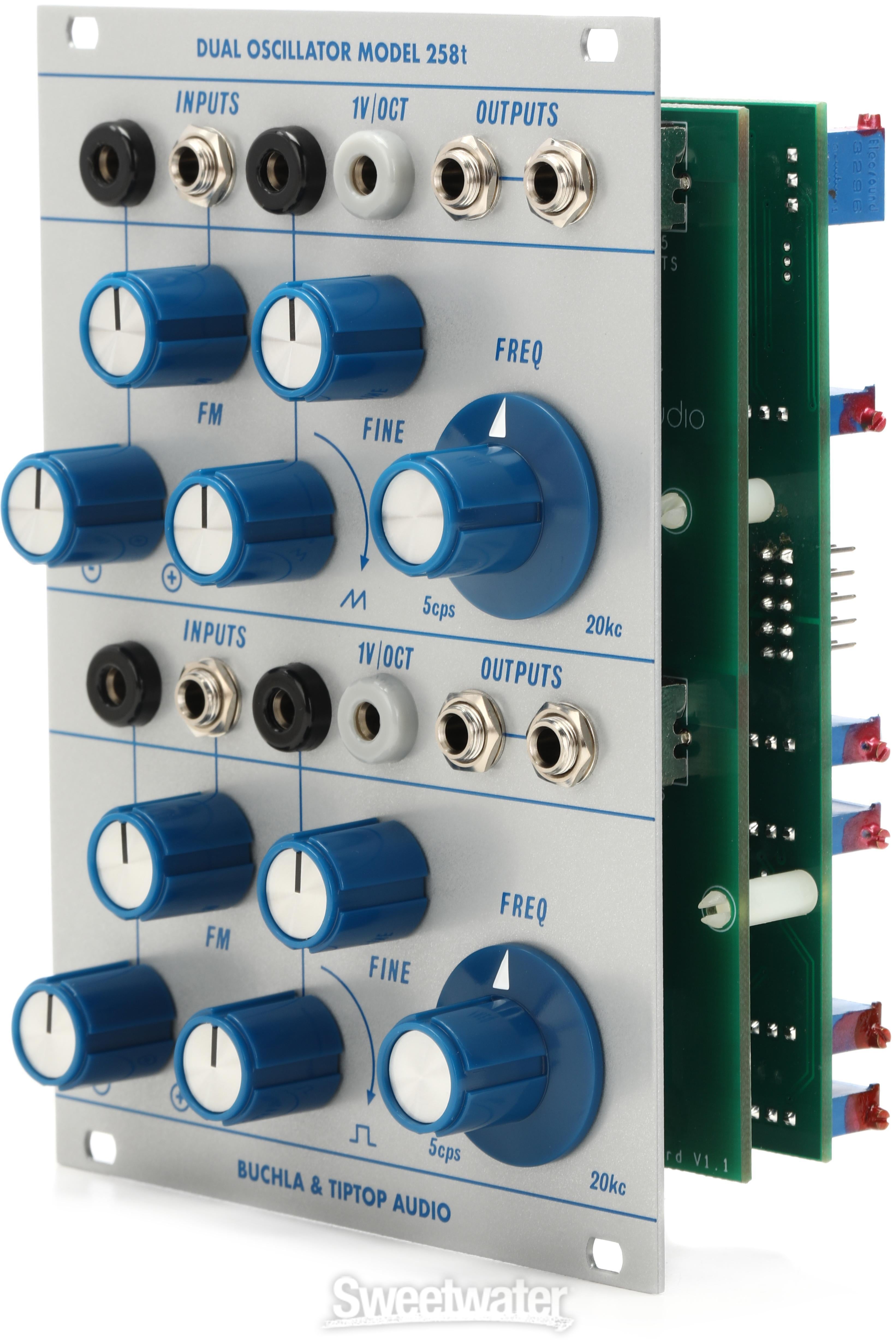 Tiptop Audio Buchla 258t Dual Oscillator Eurorack Module | Sweetwater