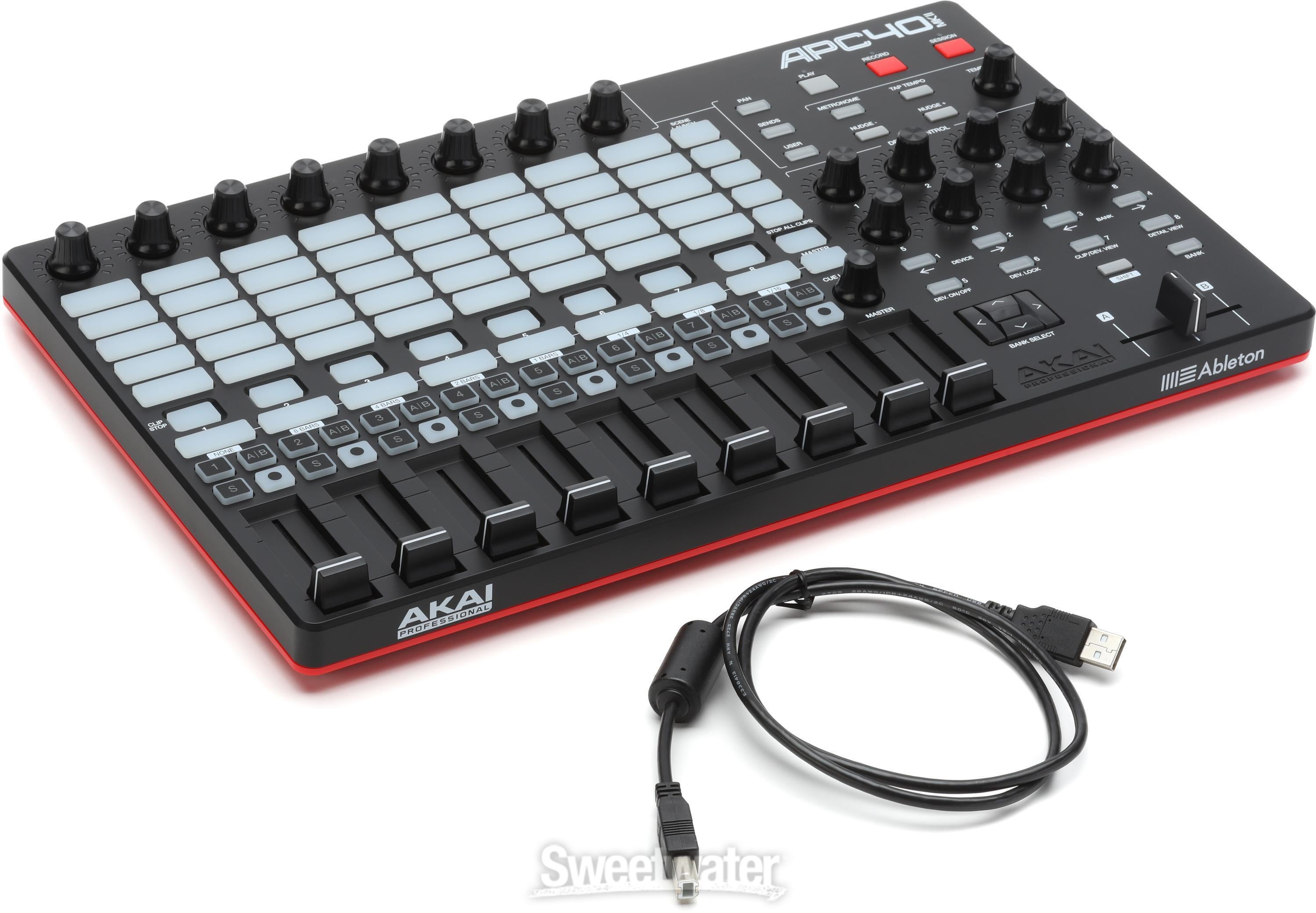 Akai Professional APC40 MKII Pad Controller | Sweetwater