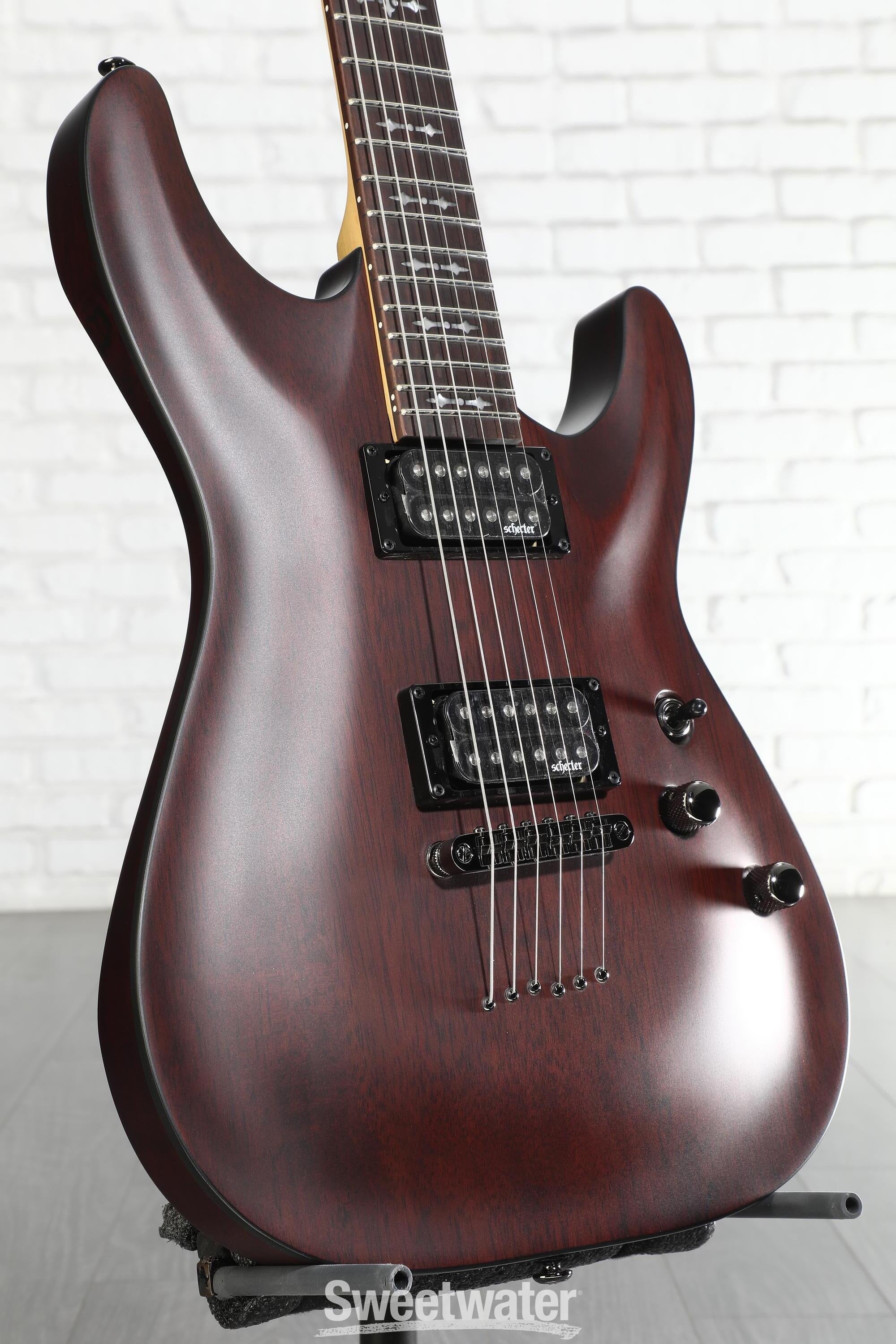 Schecter Omen-6 Electric Guitar - Walnut Satin Reviews | Sweetwater