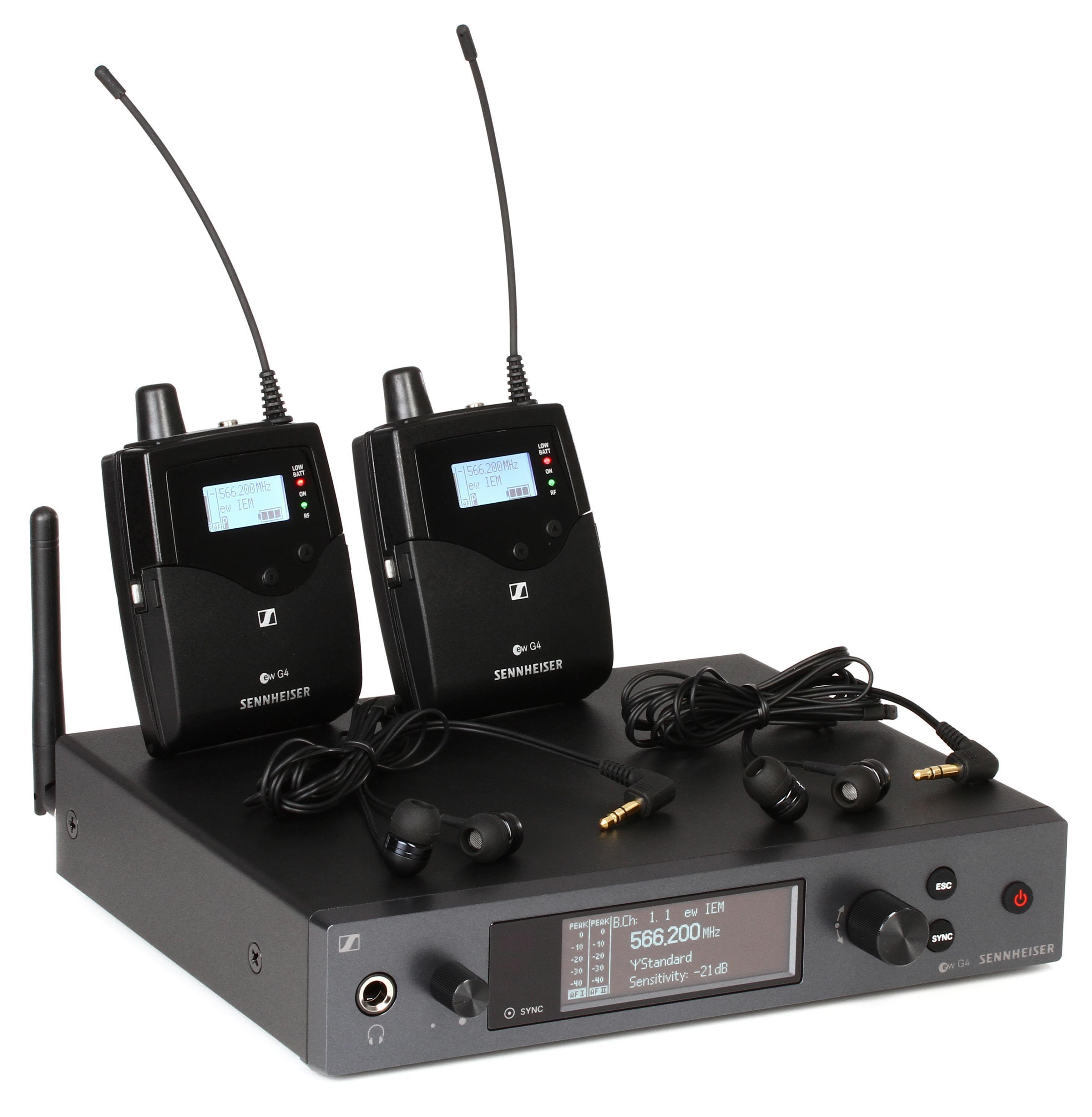 In-ear monitor system 2 Channel 6 Bodypack monitoring,Professional wireless  Mics