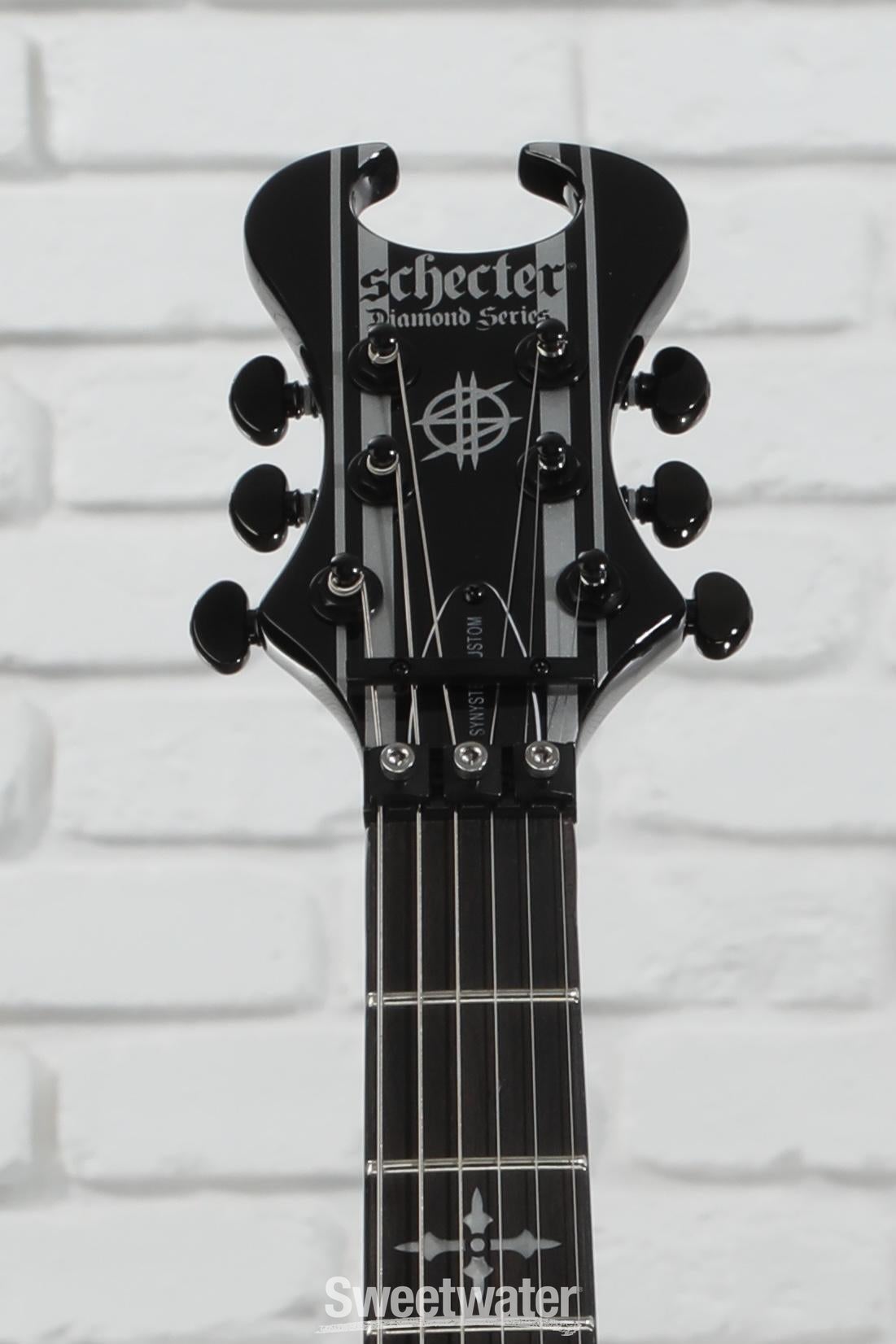 Schecter Synyster Gates Custom - Gloss Black with Silver